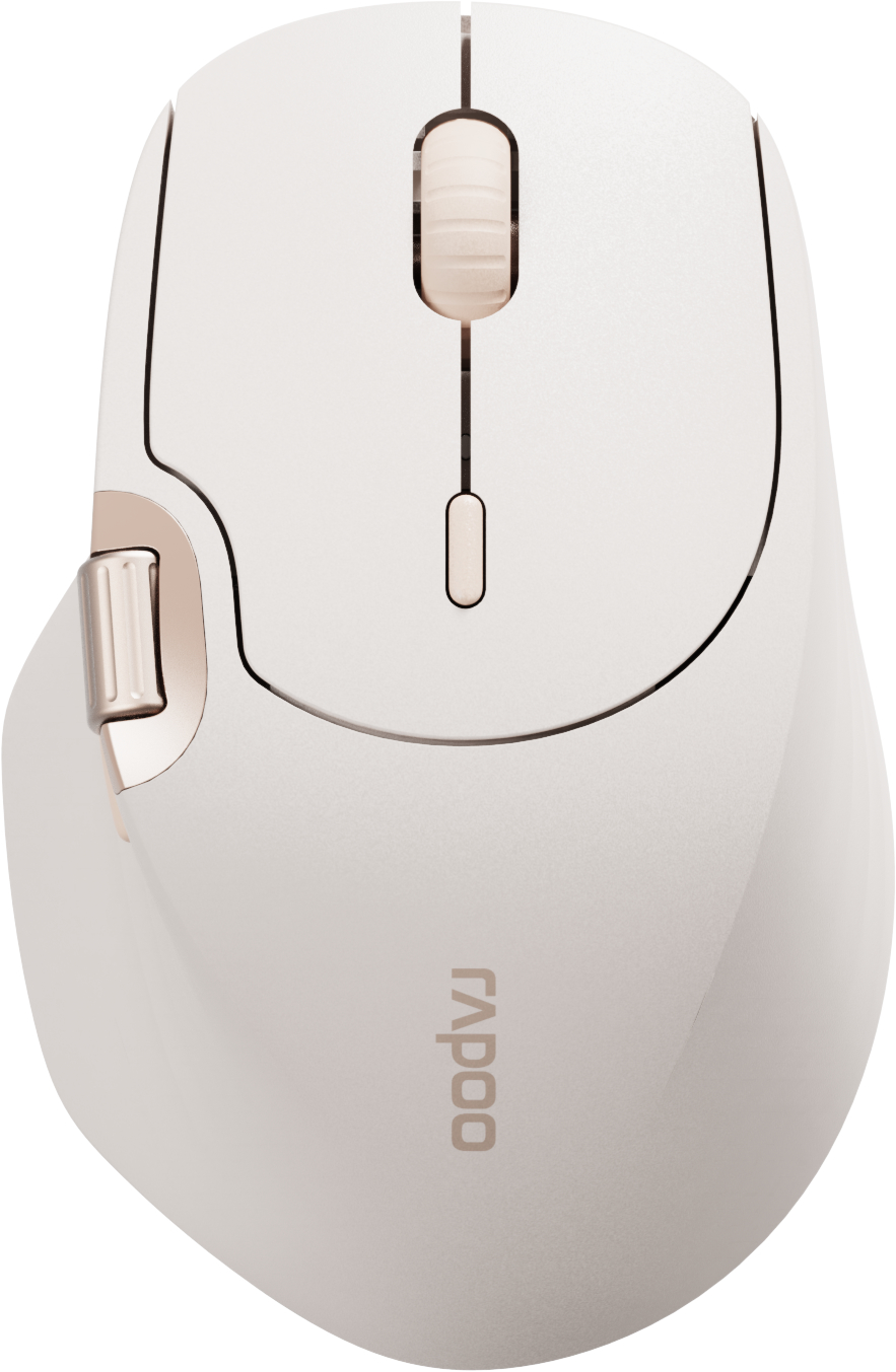 RAPOO MT560 Wirel. Optical Mouse 12535 Multi-Mode Cream