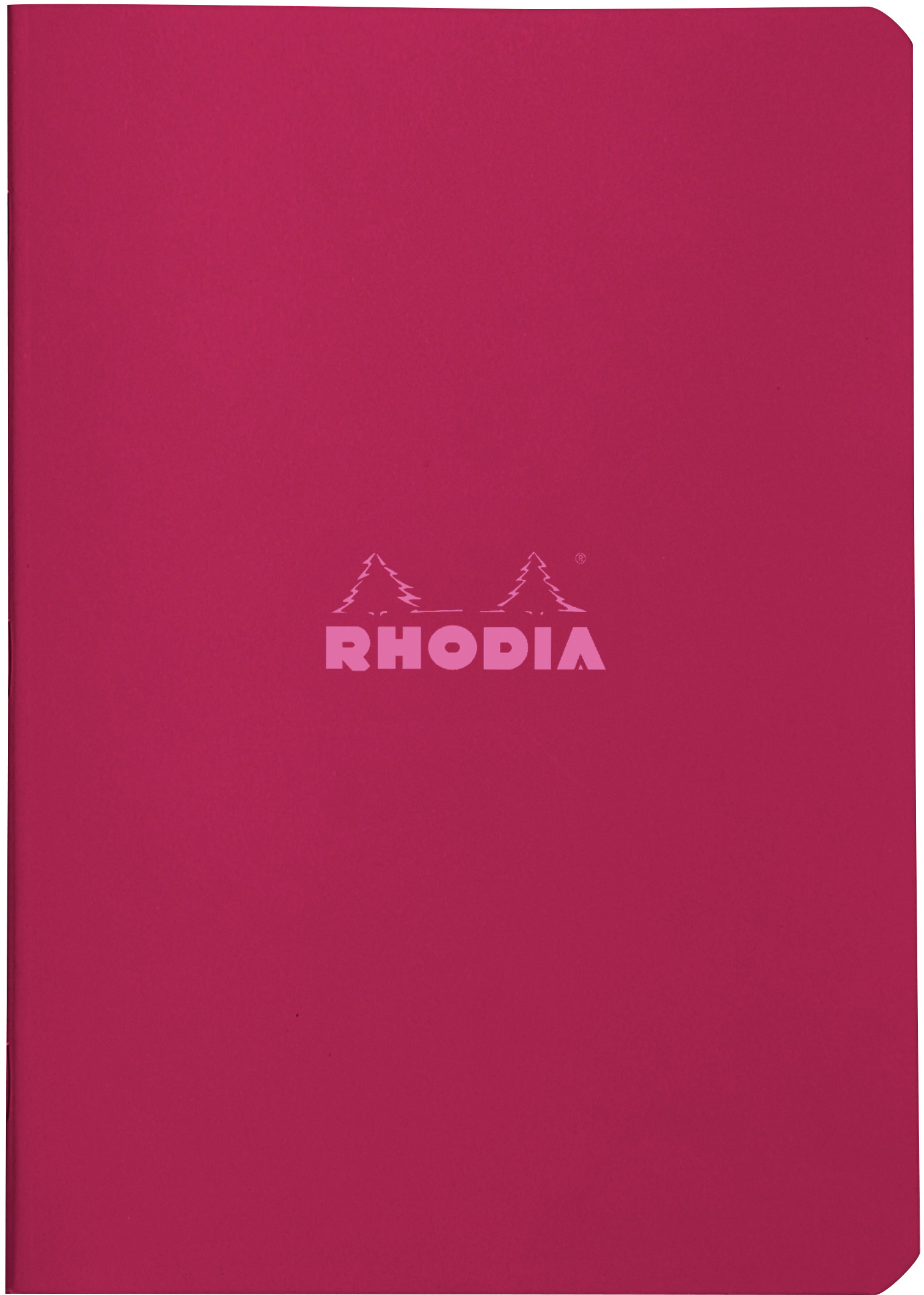 photo RHODIA Carnet de notes Couleurs A5 118530C rouge, carreaux 80 feuilles