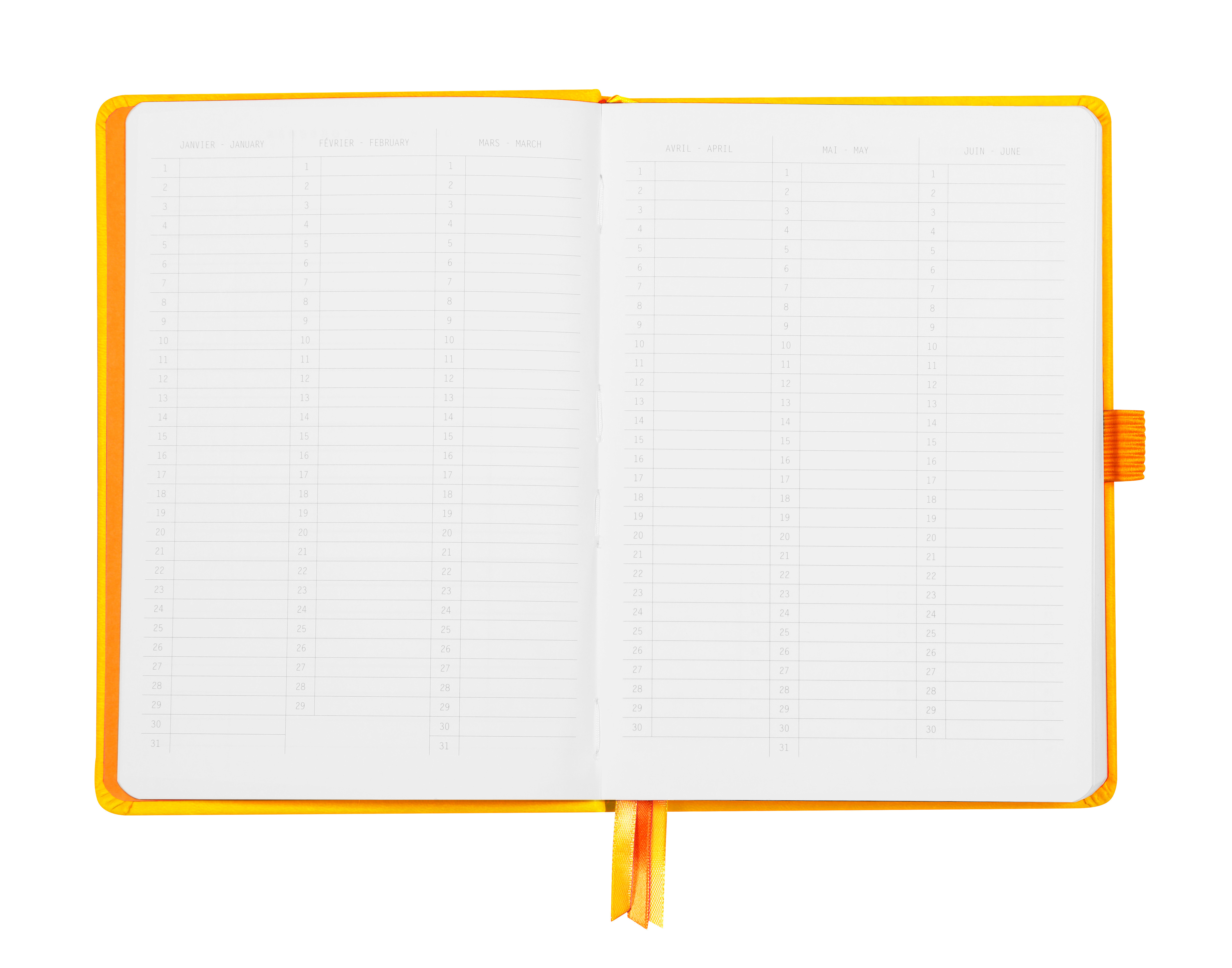 RHODIA Goalbook Carnet A5 118585C Hardcover jaune 240 f.