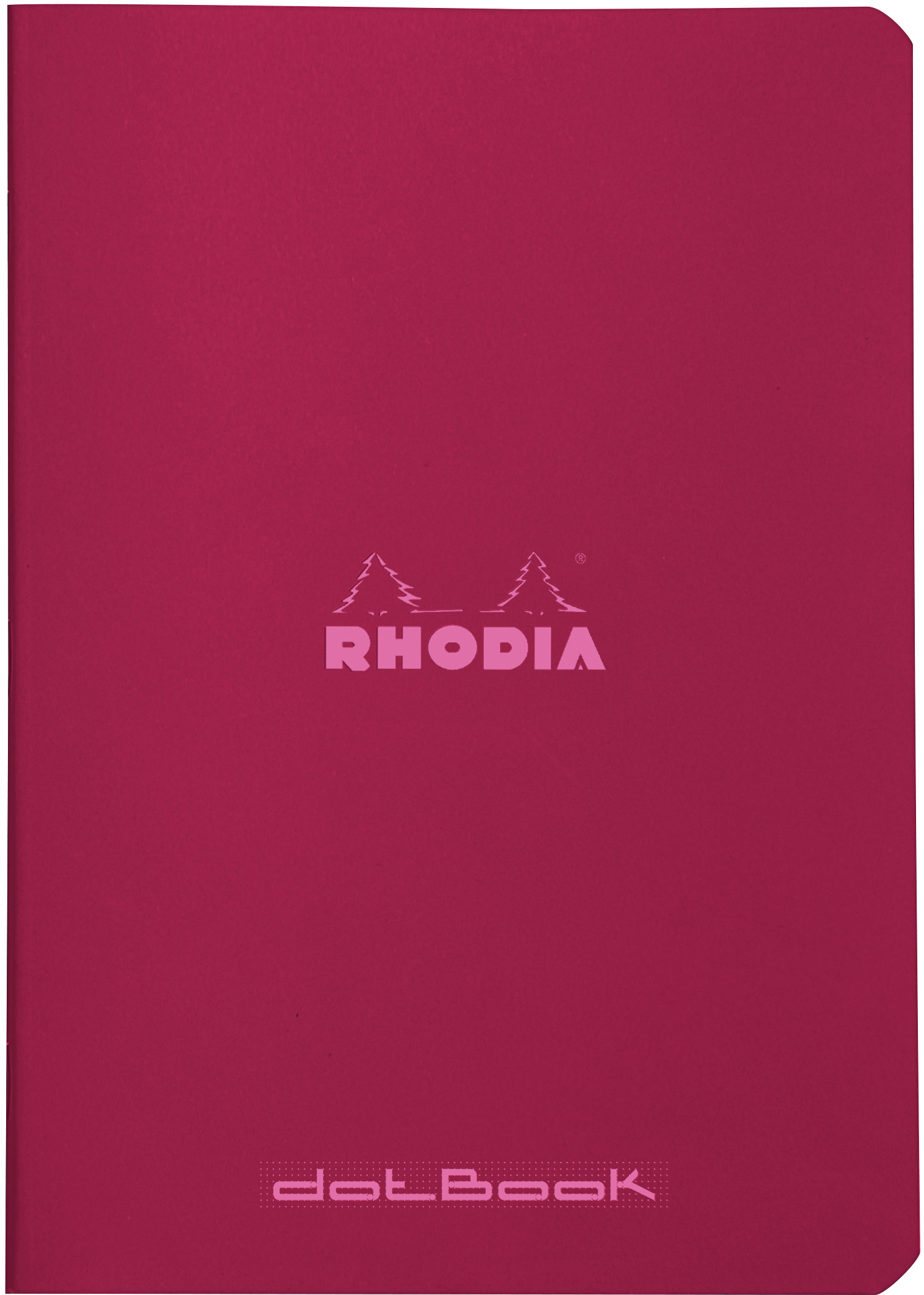 photo RHODIA Carnet de notes Couleurs A5 119011C rouge, à pois 80 feuilles