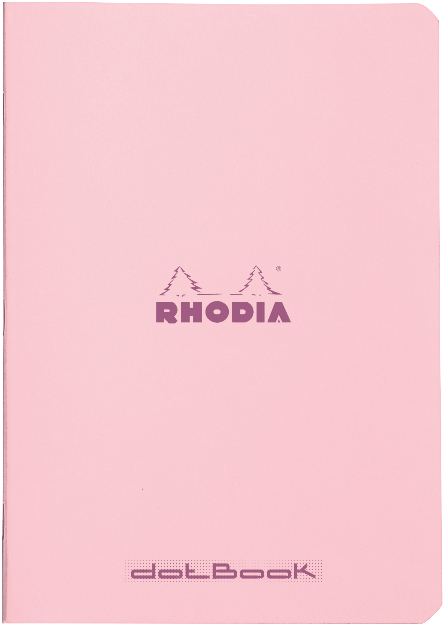 photo RHODIA Carnet de notes Couleurs A5 119100C rose, à pois 80 feuilles