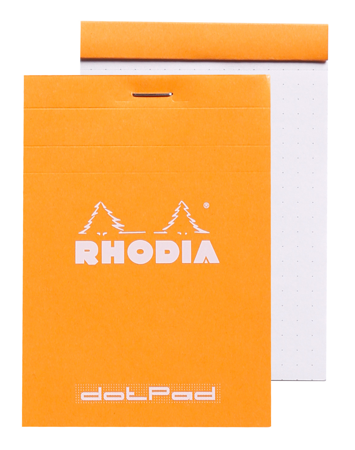 RHODIA Dot Pad orange 85x120mm 12558C cadre 80 feuilles cadre 80 feuilles