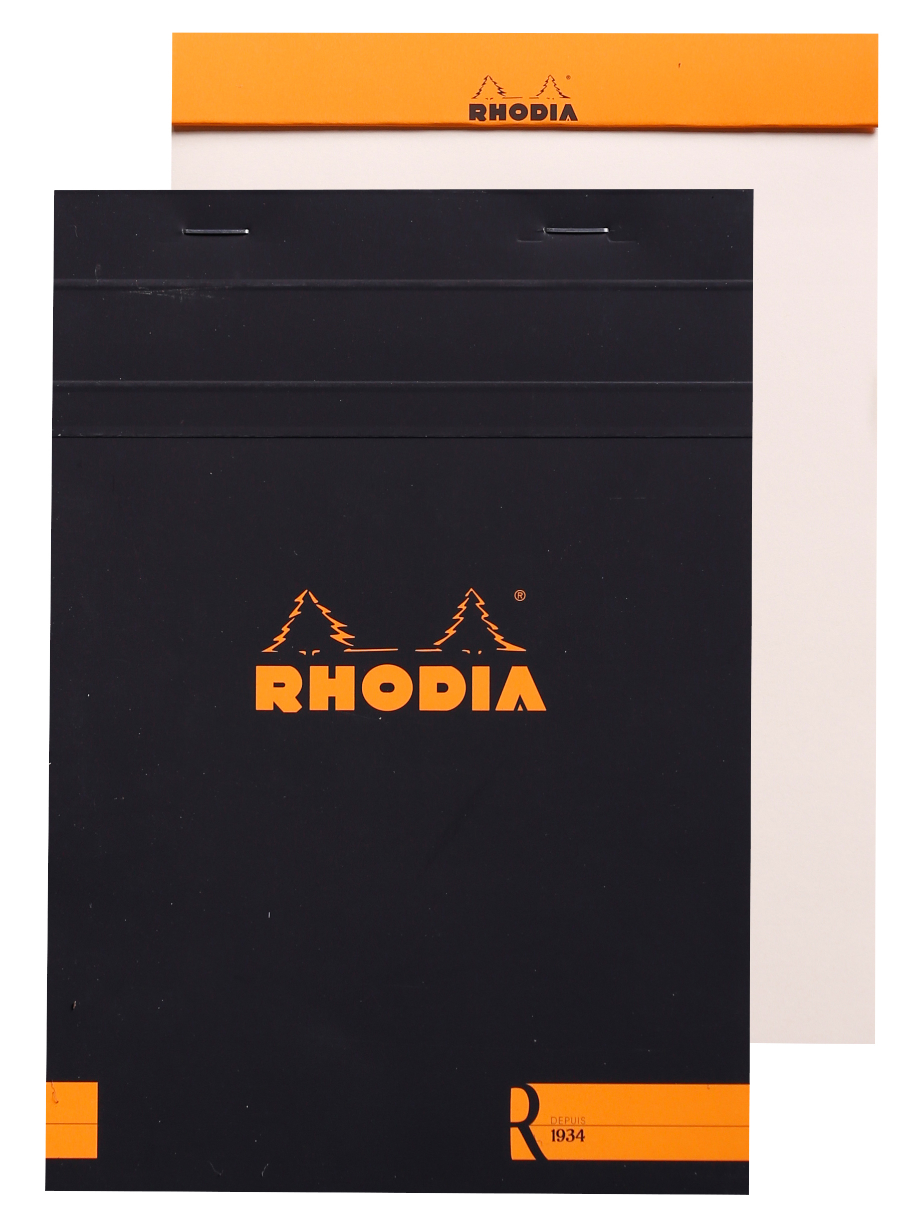 RHODIA Bloc notes A5 162008C en blanc noir