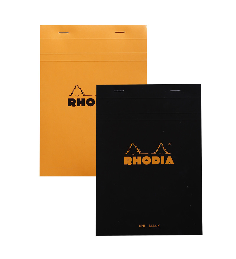 RHODIA Bloc notes A5 166009C ligné noir