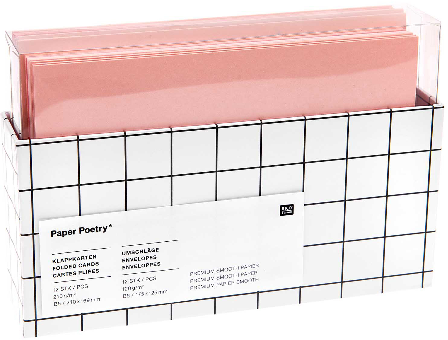 photo RICO DESIGN Set de cartes B6 300302 Sakura Mix 24 pièces