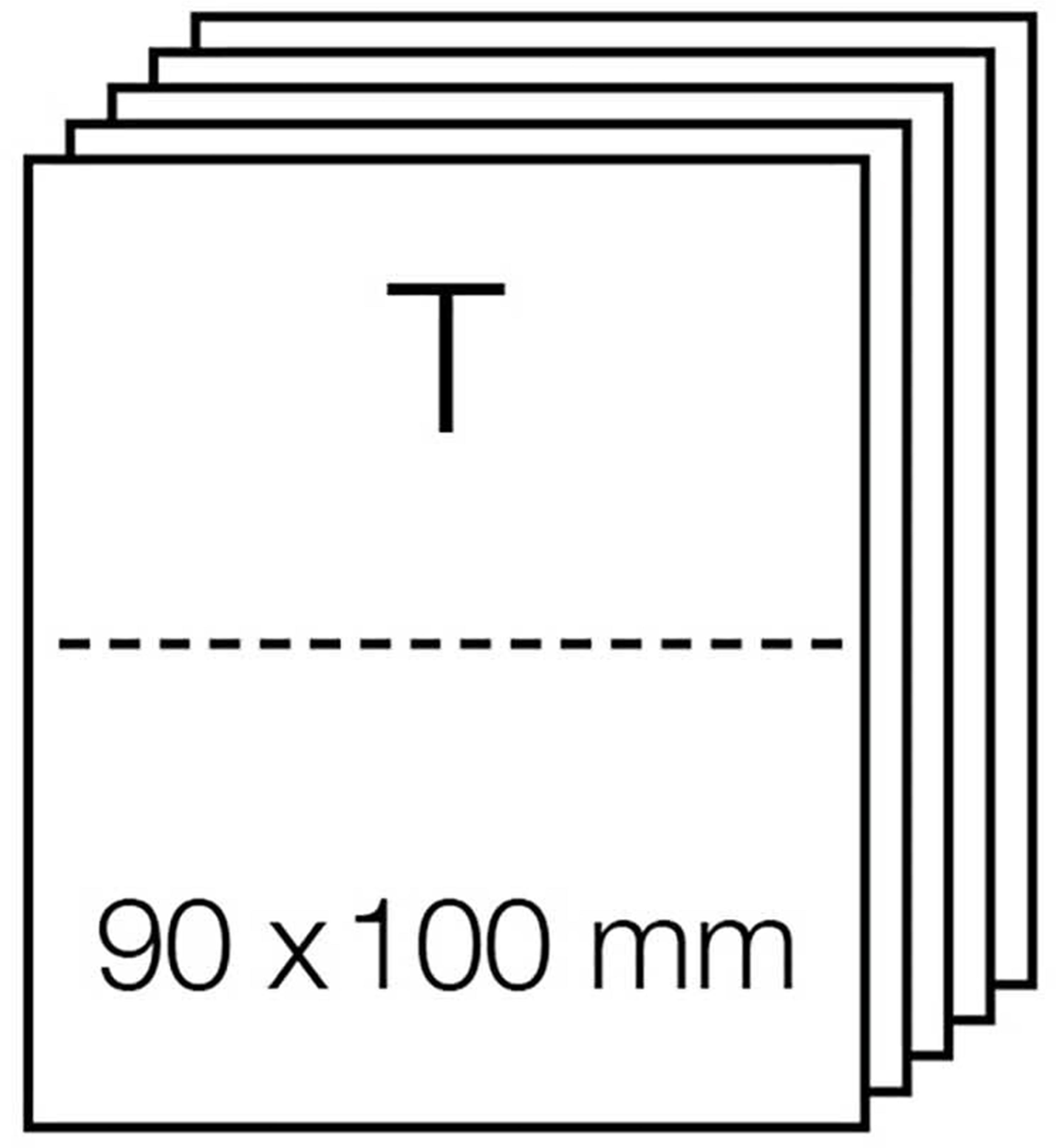 photo RICO DESIGN Cartons de table 220g 301212.01 blanc 5 pièces