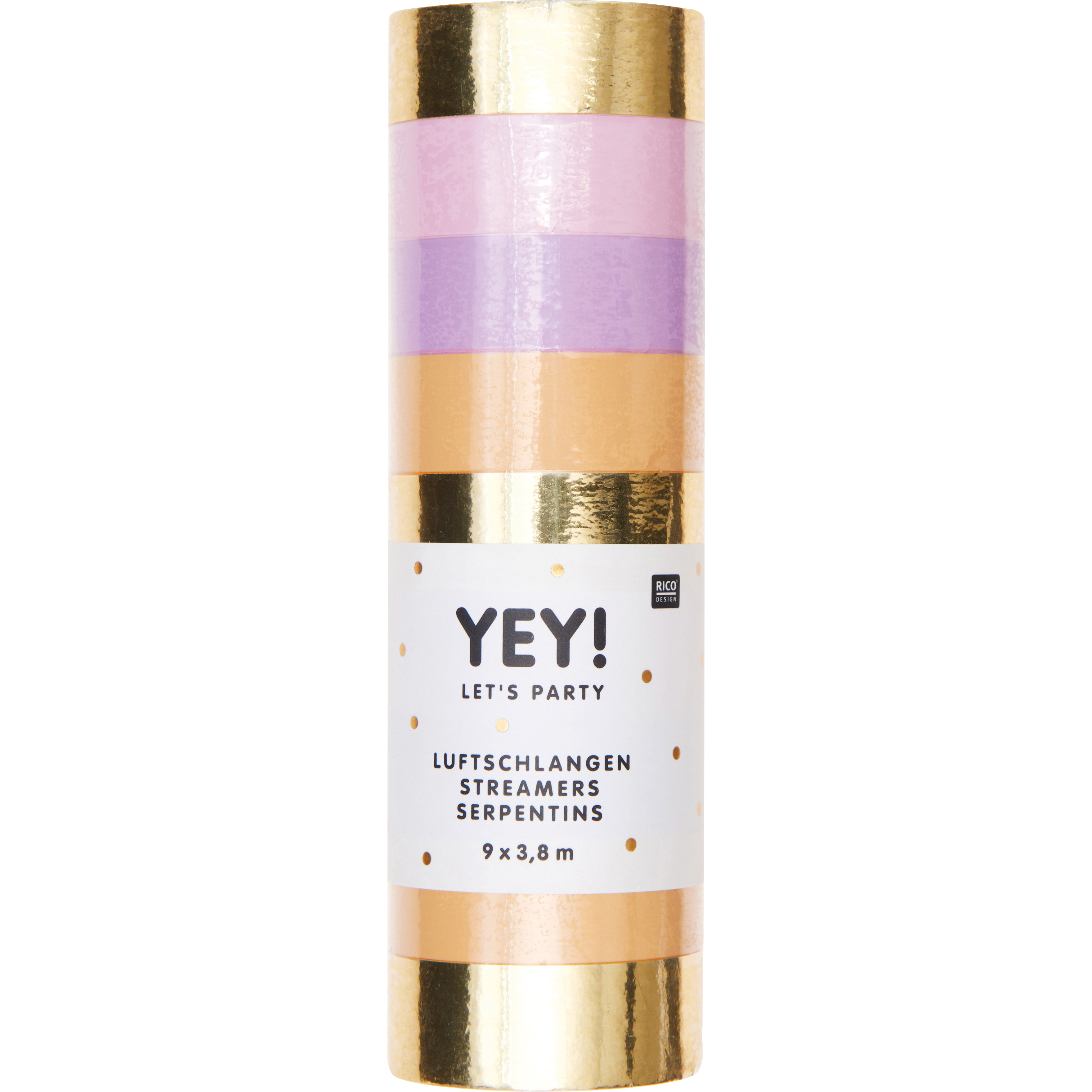 photo RICO DESIGN Banderoles 3.8m 81004.02.44 Mélange de couleurs lilas