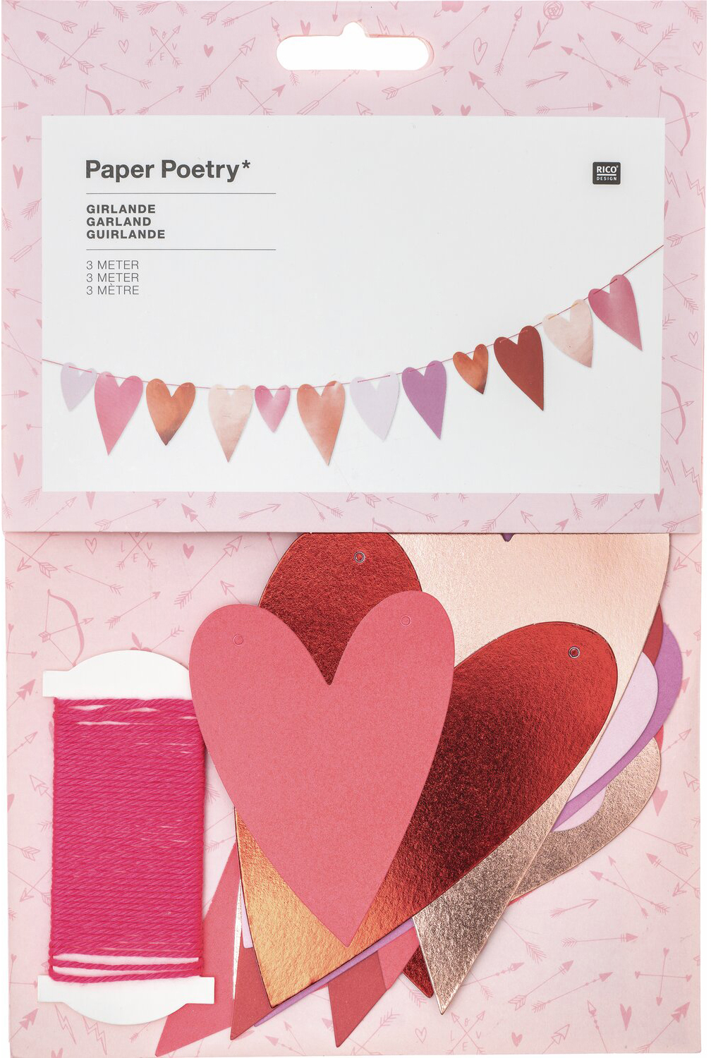 photo RICO DESIGN Guirlande curs 3m 99001.78.11 colorées