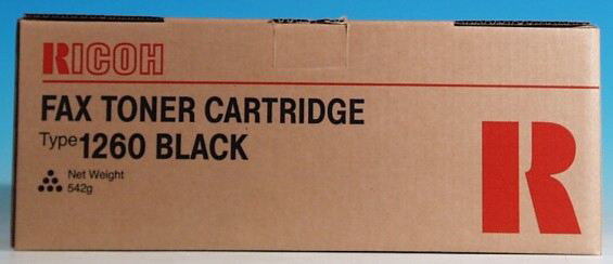 photo RICOH Cartouche toner Typ 1260 noir 430351 Fax 3310L 5000 pages