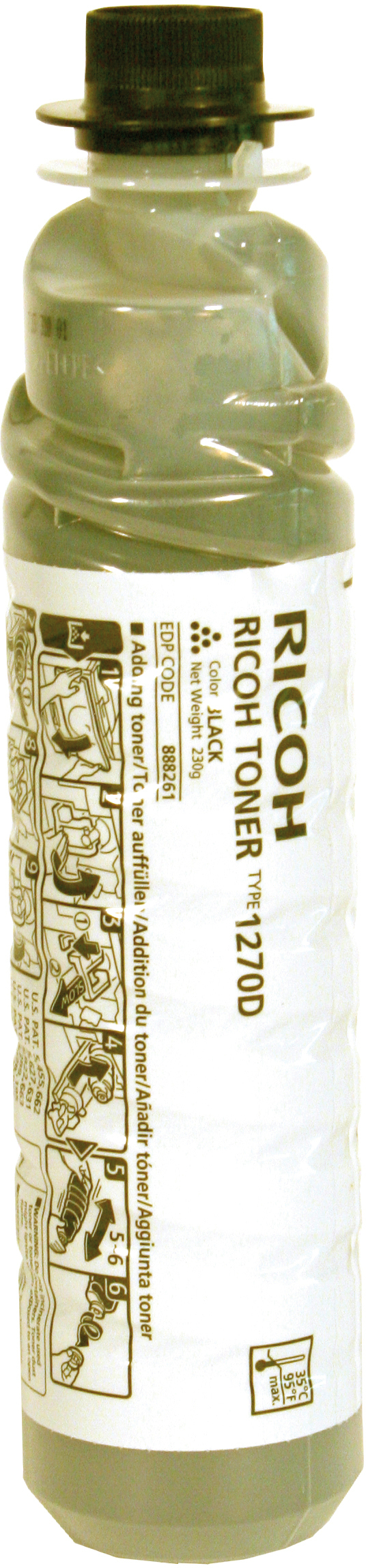 photo RICOH Toner 1170/1270 noir 842338 Aficio 1515 7000 pages