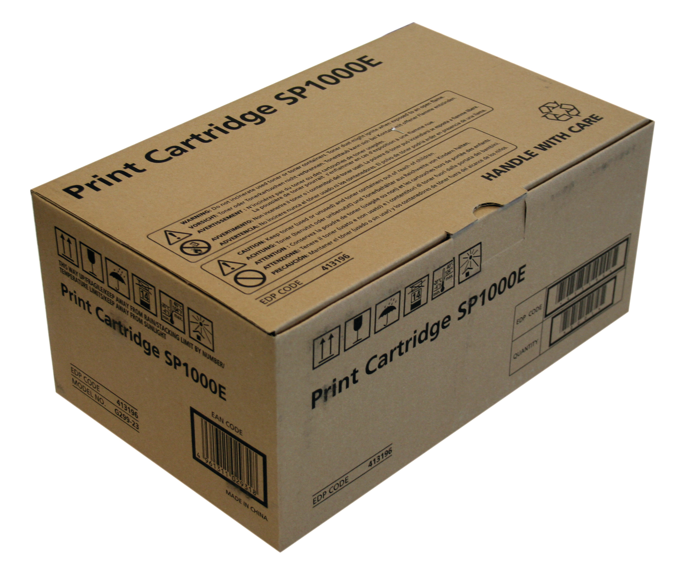 photo RICOH Cartouche toner noir SP1000E SP 1000 4000 pages
