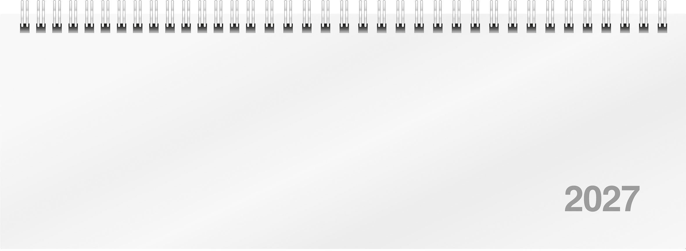 photo RIDOIDE Cal. de table AC-Terminer 2027 7031701007.27 1S/2P blanc ML 30.7x10.5cm