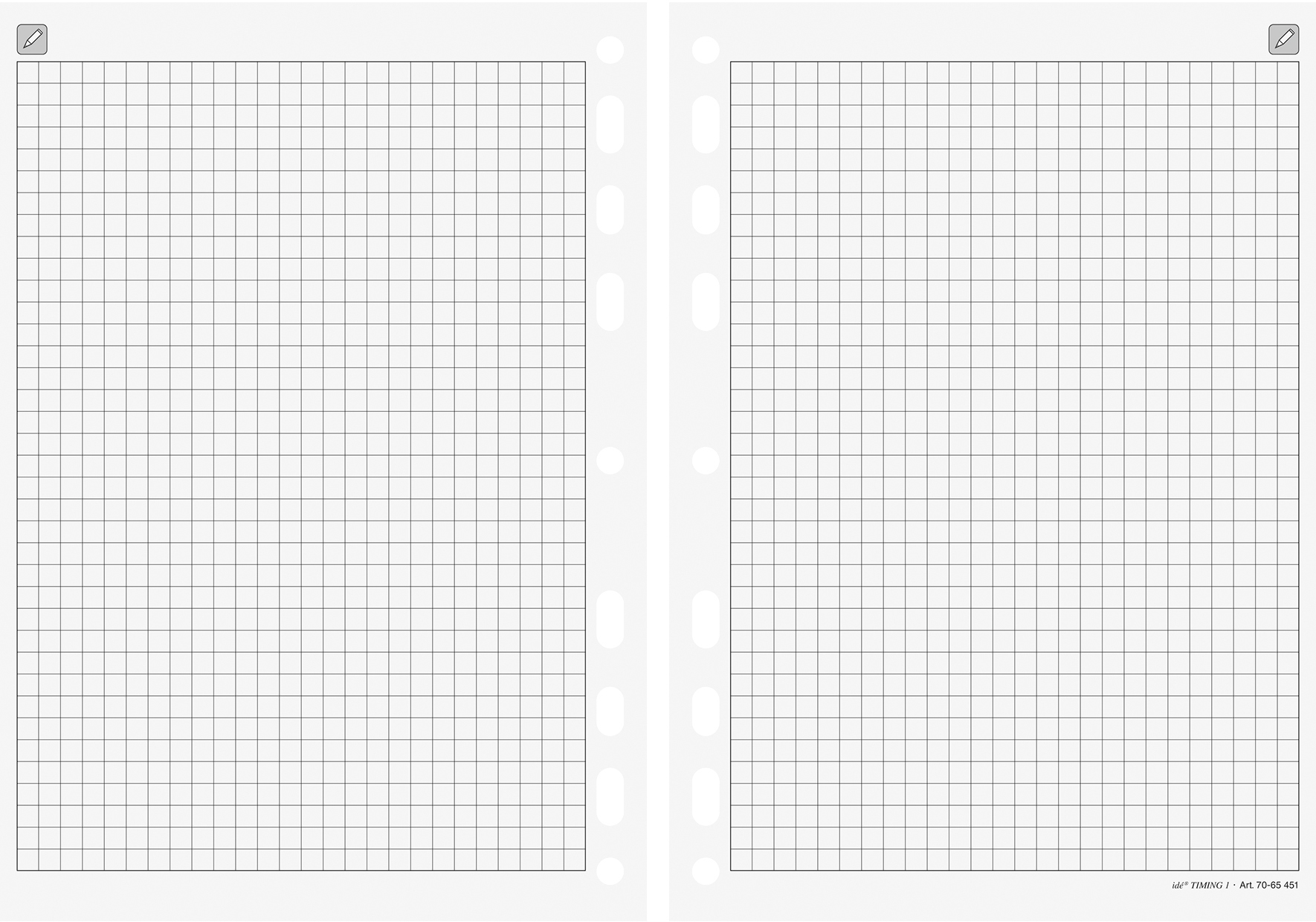 photo RIDOIDE Timing 3 notes quadrillés 7067451.27 32 feuilles 7.6x12.7cm