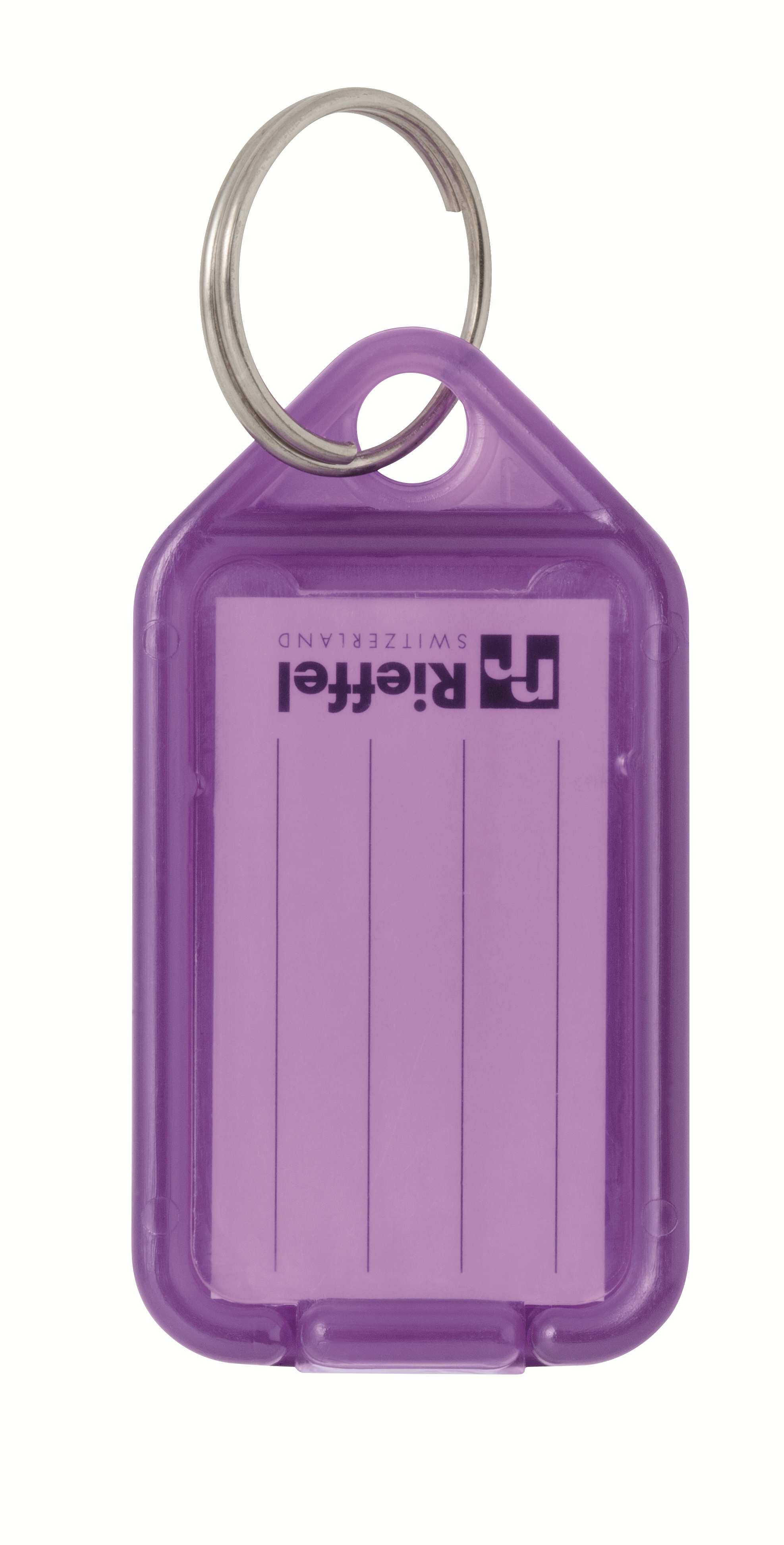 photo RIEFFEL SWITZERLAND Etiquettes clé 38x22mm A15810 violet 100 pcs.