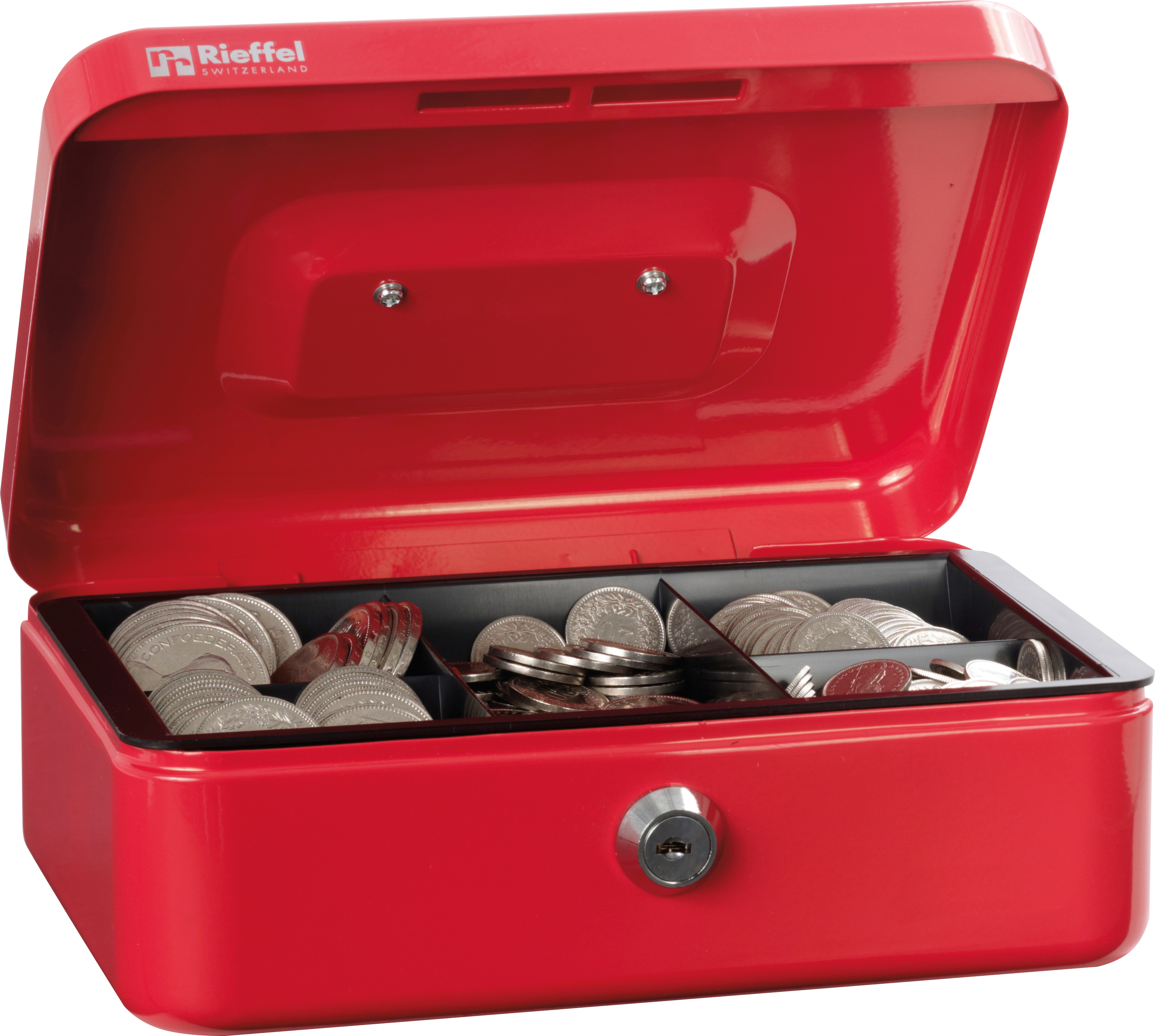 photo RIEFFEL SWITZERLAND Caisse Valorit A19089 7,7x20,7x15,7cm rouge