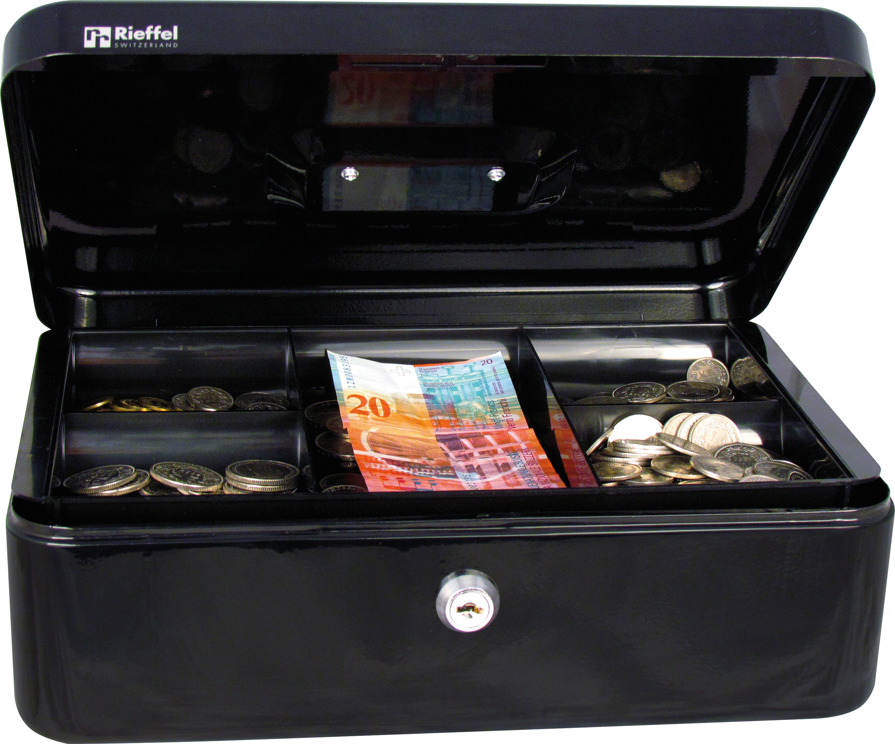 photo RIEFFEL SWITZERLAND Caisse Valorit A19093 8,2x26,2x19,2cm noir