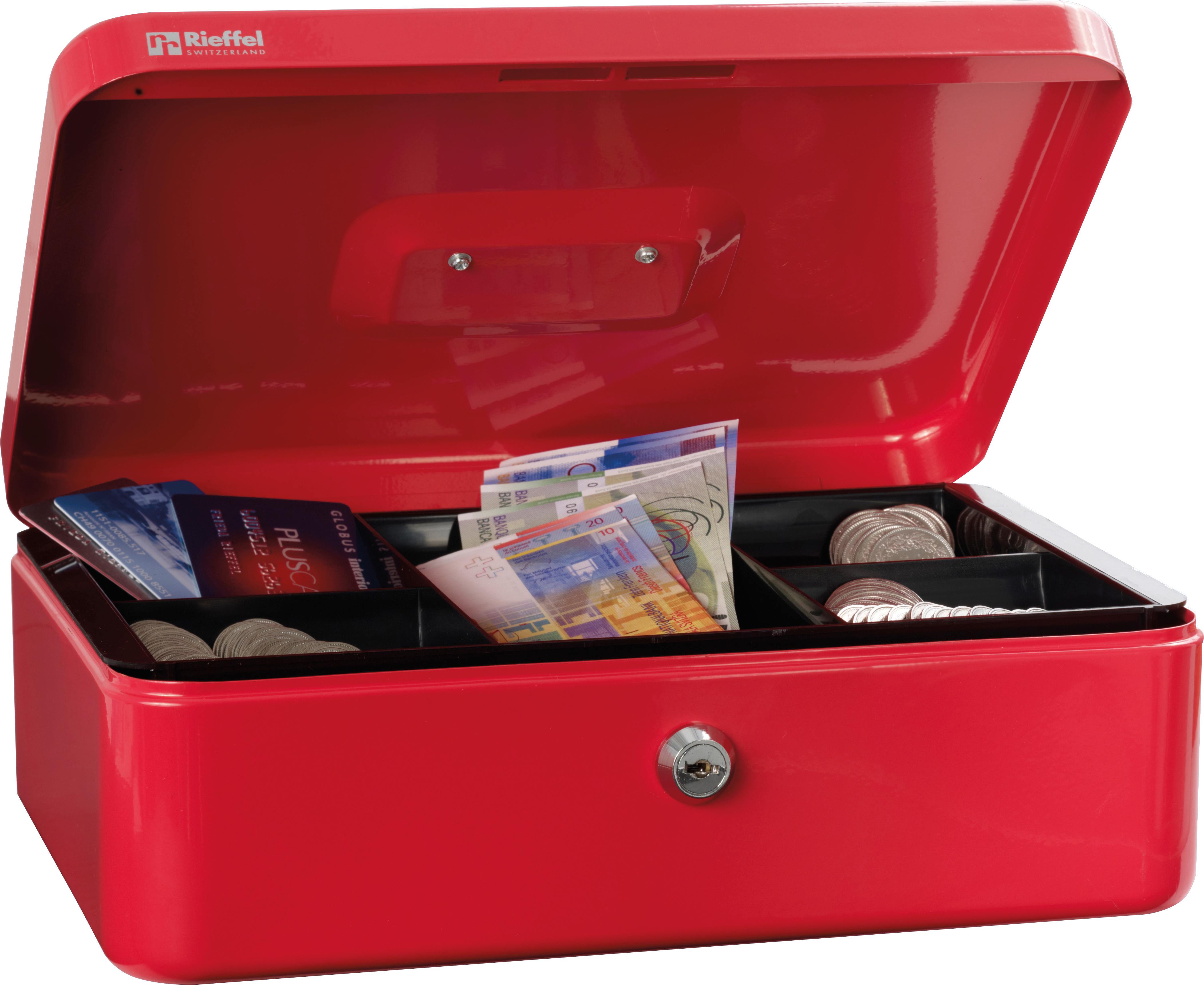 photo RIEFFEL SWITZERLAND Caisse Valorit A19095 10x30x21,7cm rouge