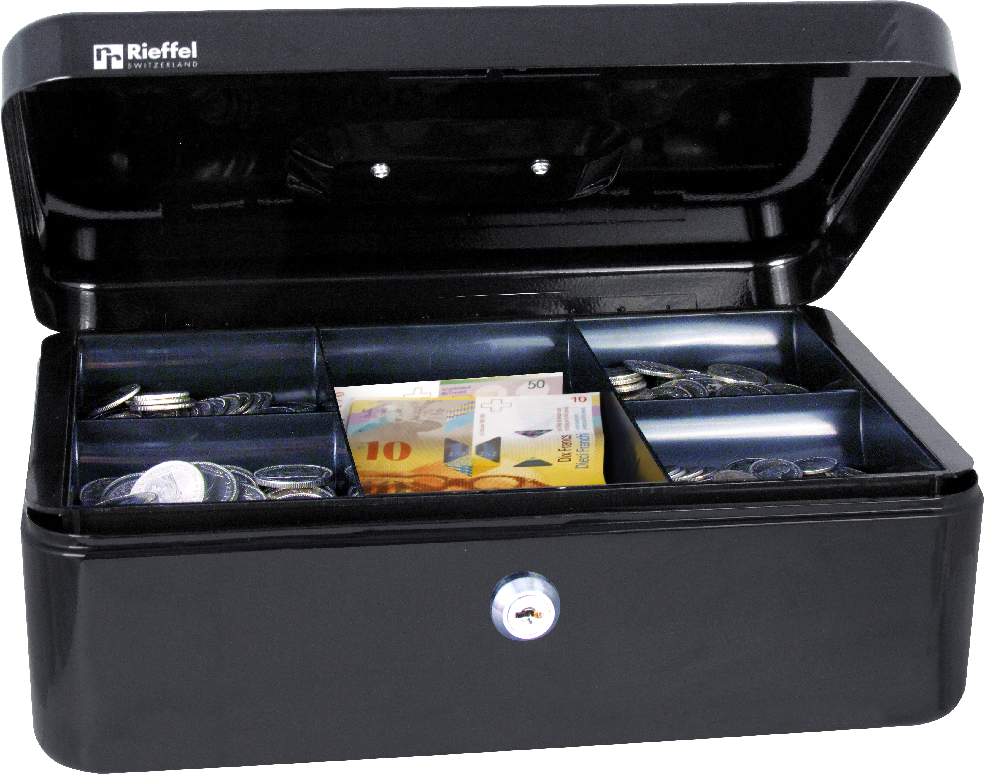 photo RIEFFEL SWITZERLAND Caisse Valorit A19096 10x30x21,7cm noir