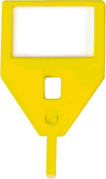 RIEFFEL SWITZERLAND Schlüssel-Anhänger KR-A GELB/10 gelb