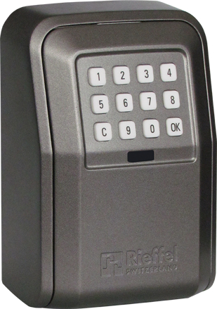 photo RIEFFEL SWITZERLAND Dépôt de clé 10.5x14.5x55cm KSBELOXLAPP avec serrure électronique, App