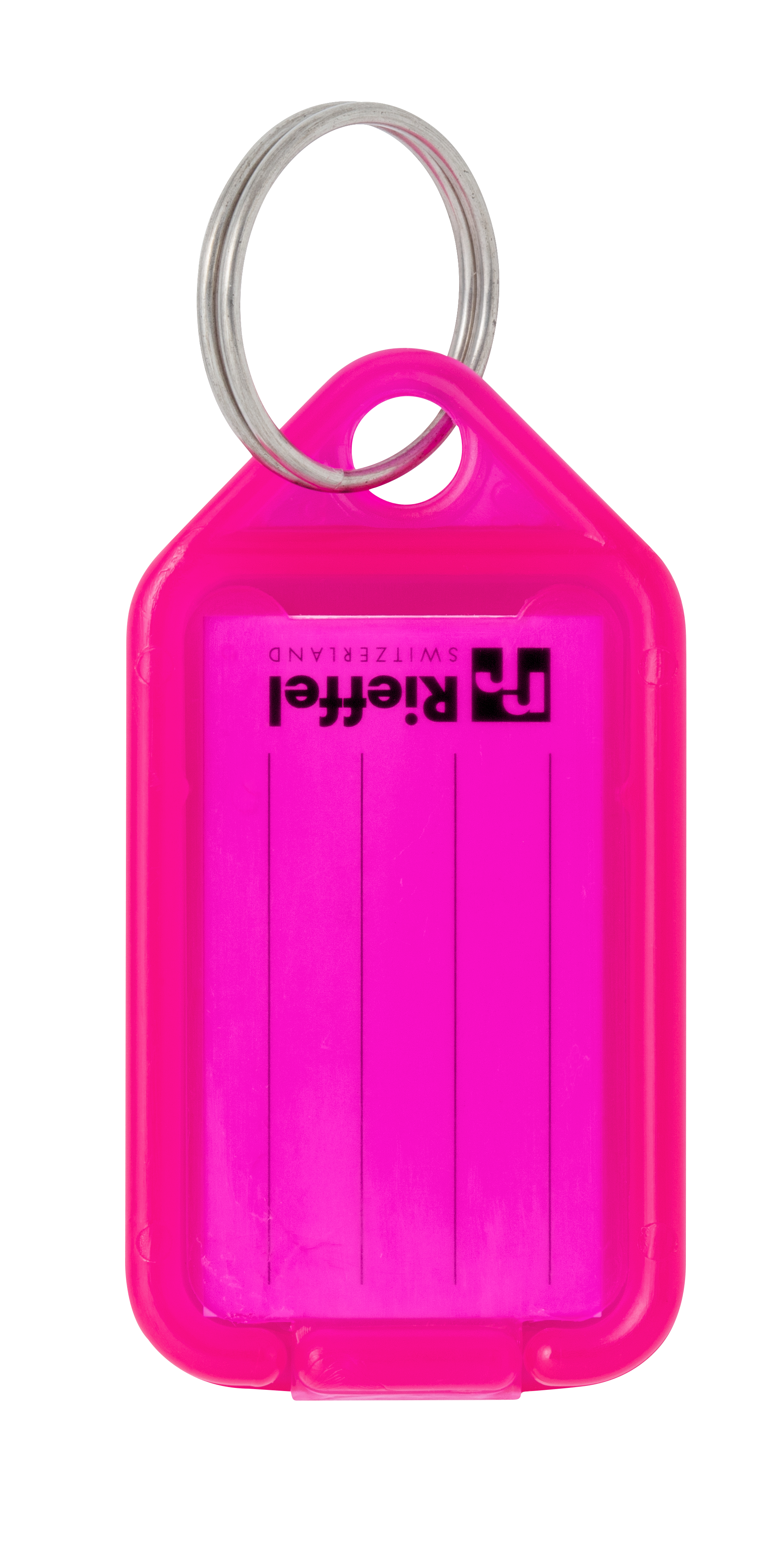 RIEFFEL SWITZERLAND Etiquettes clé 38x22mm KT 1000 NEON PINK neon pink 100 pcs.