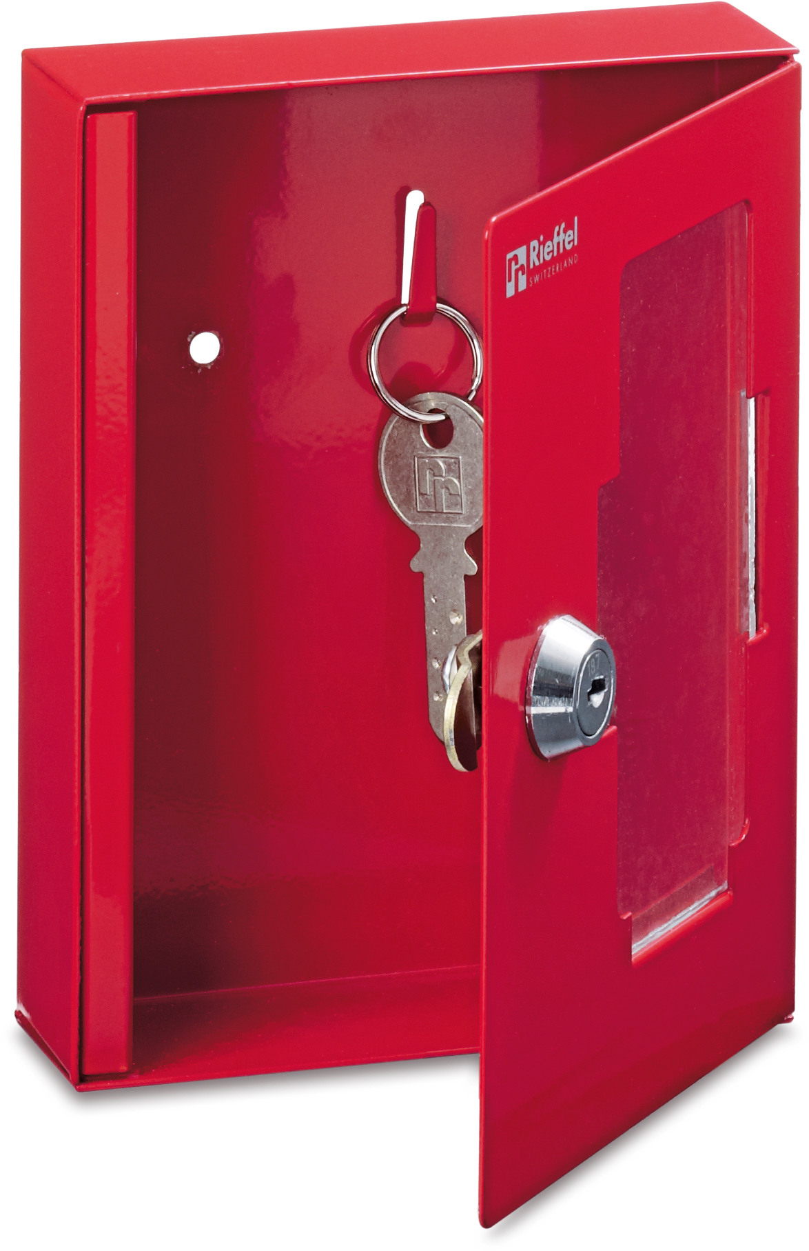 RIEFFEL SWITZERLAND Caisse clés K_1 rouge, 152x120x38mm