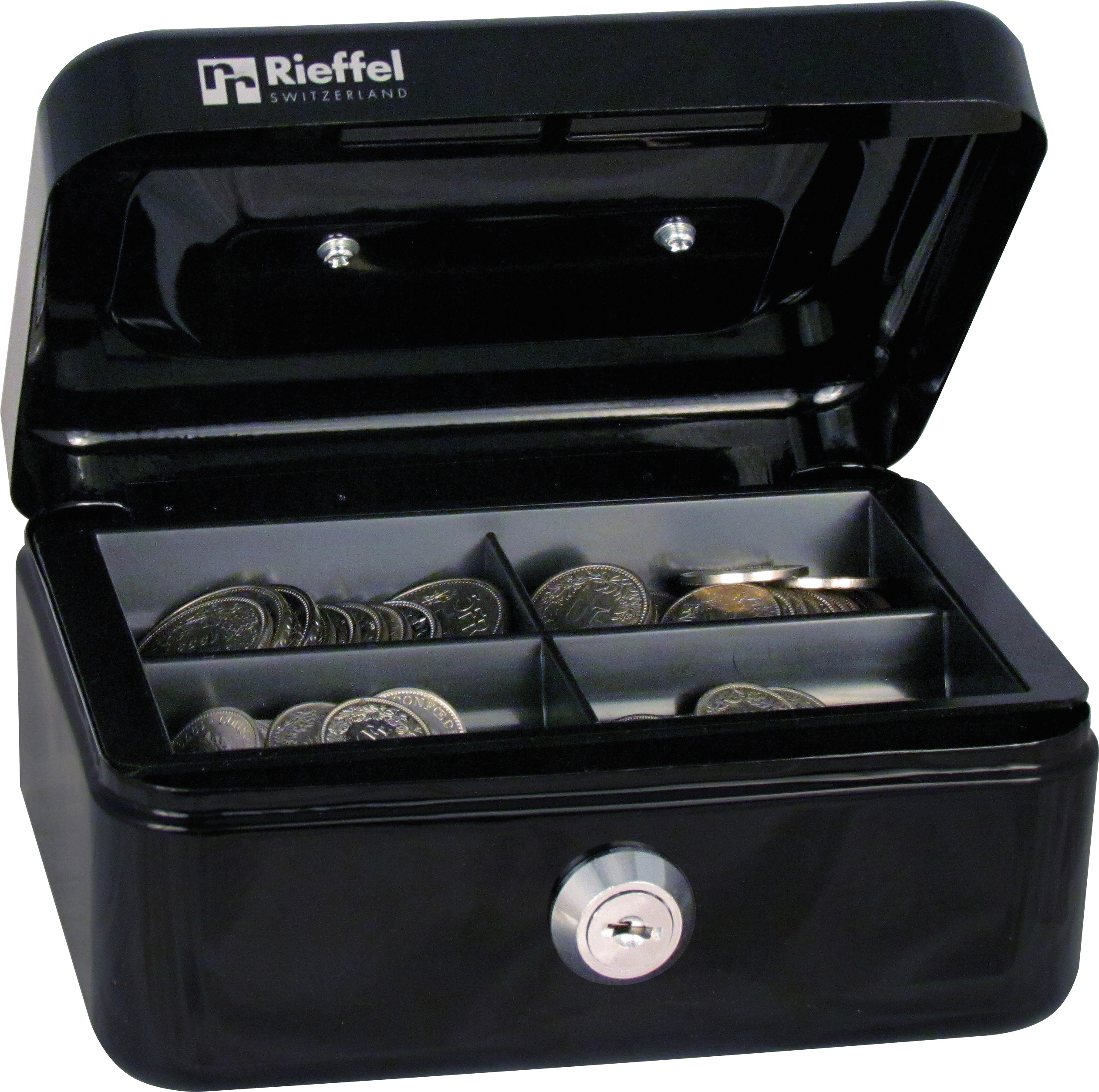 RIEFFEL SWITZERLAND Geldkassette Valorit VTGK1SCHW 7x15,3x12cm schwarz