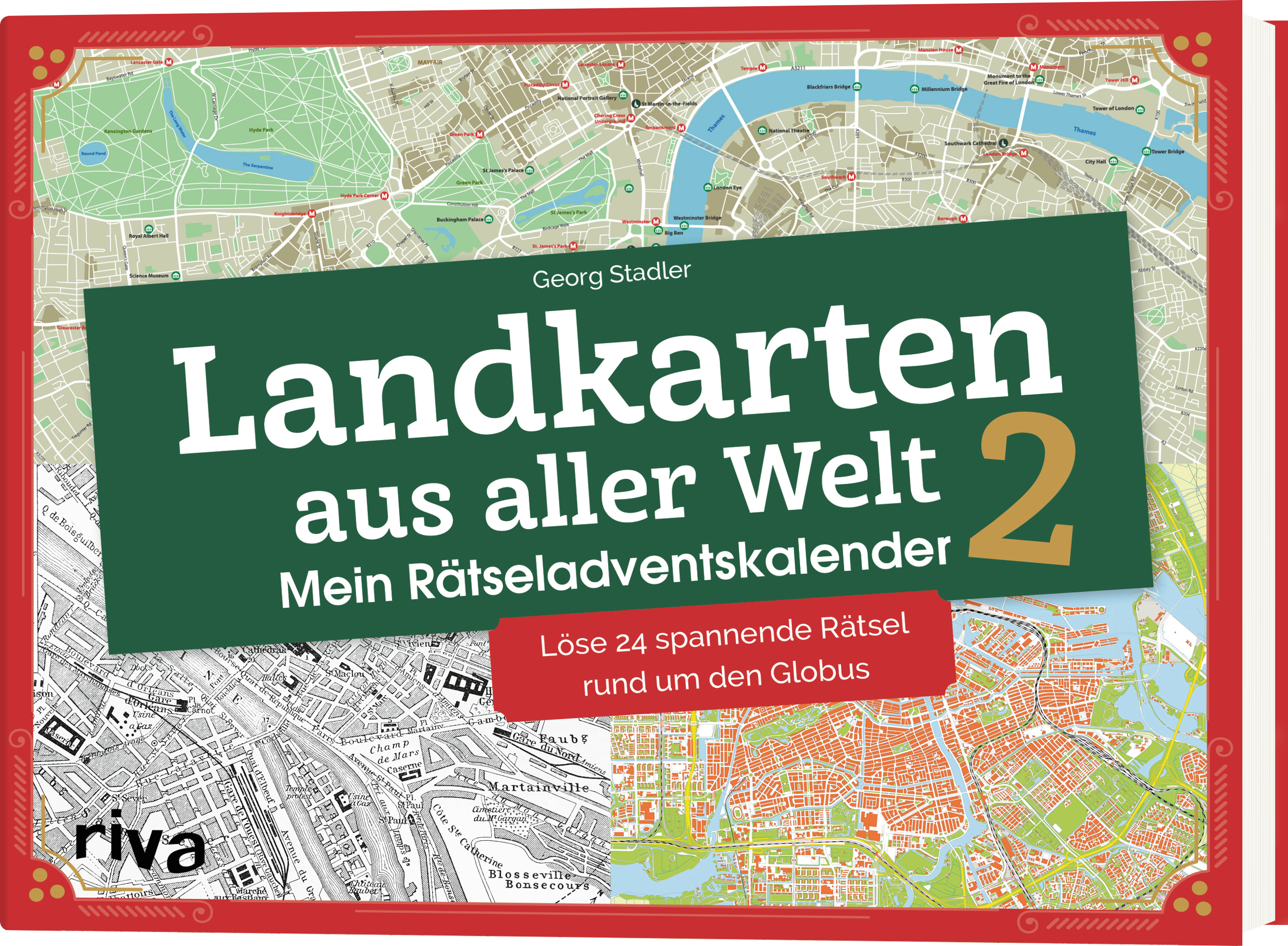 photo RIVA Adventskalender 132109 Landkarten aus aller Welt 2