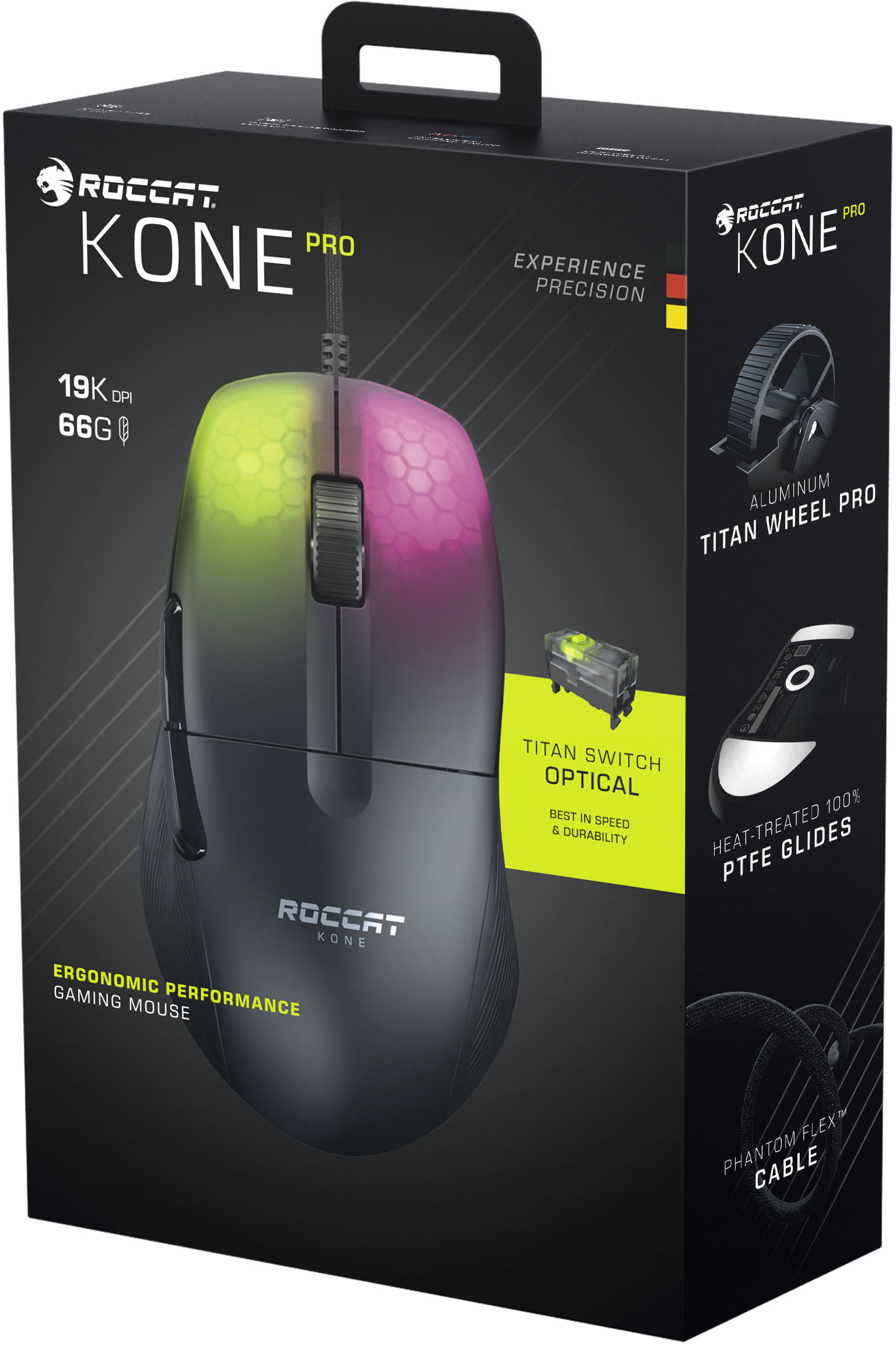 ROCCAT Kone Pro Gaming Mouse ROC-11-400-02 Black Black