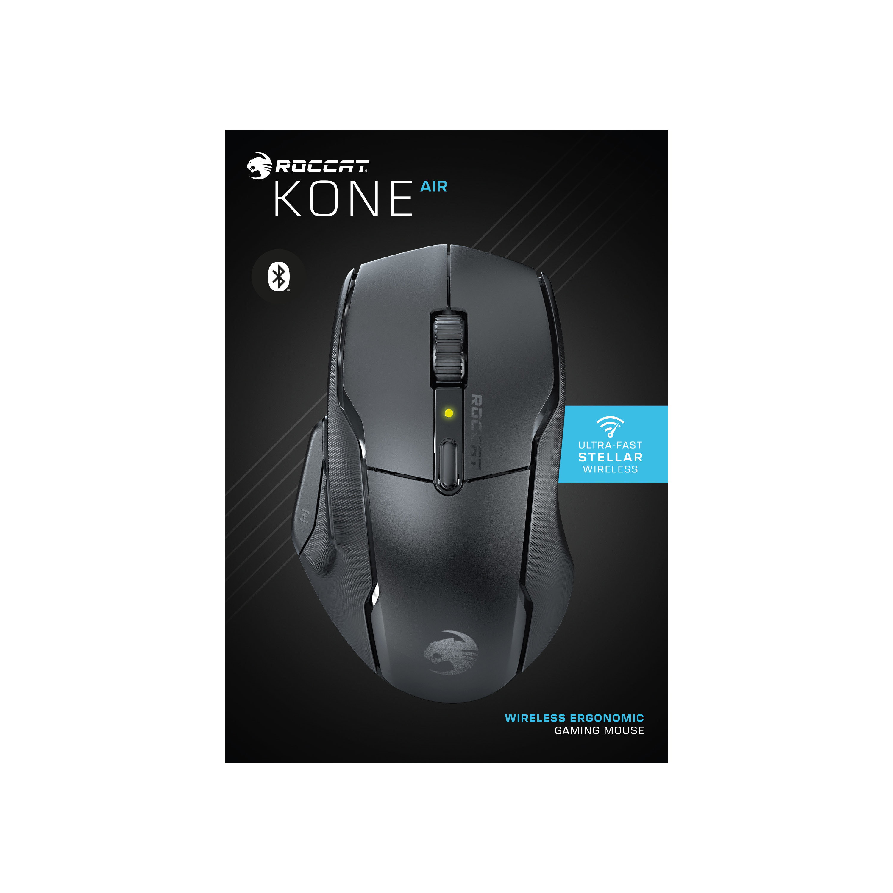ROCCAT Kone Air Gaming Mouse ROC-11-450-02 Wireless, Black