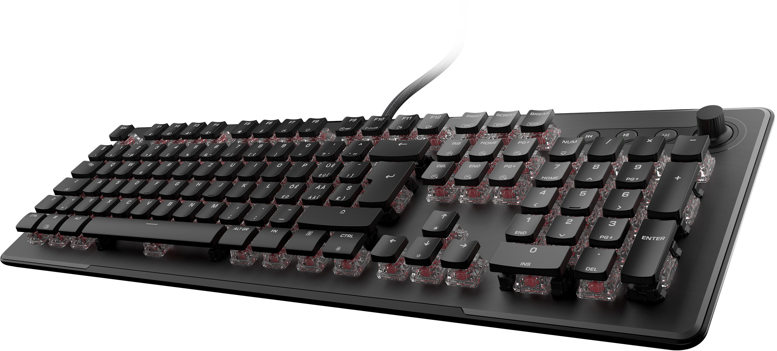 ROCCAT Vulcan II Max Black,red ROC-12-007 Gaming Keyboard, CH-Layout
