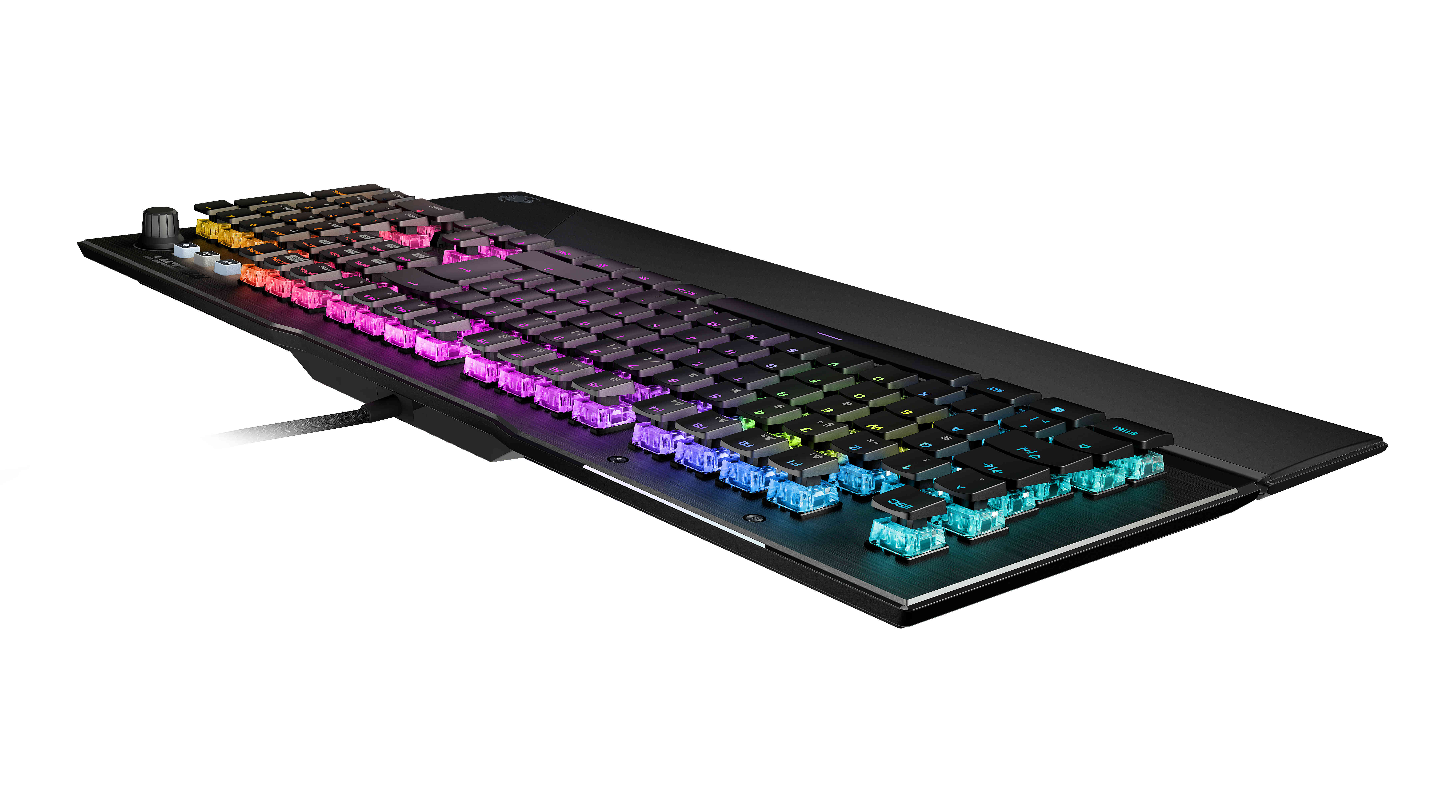 ROCCAT Vulcan 121 AIMO,brown Switch ROC-12-675-BN Gaming Keyboard, CH-Layout