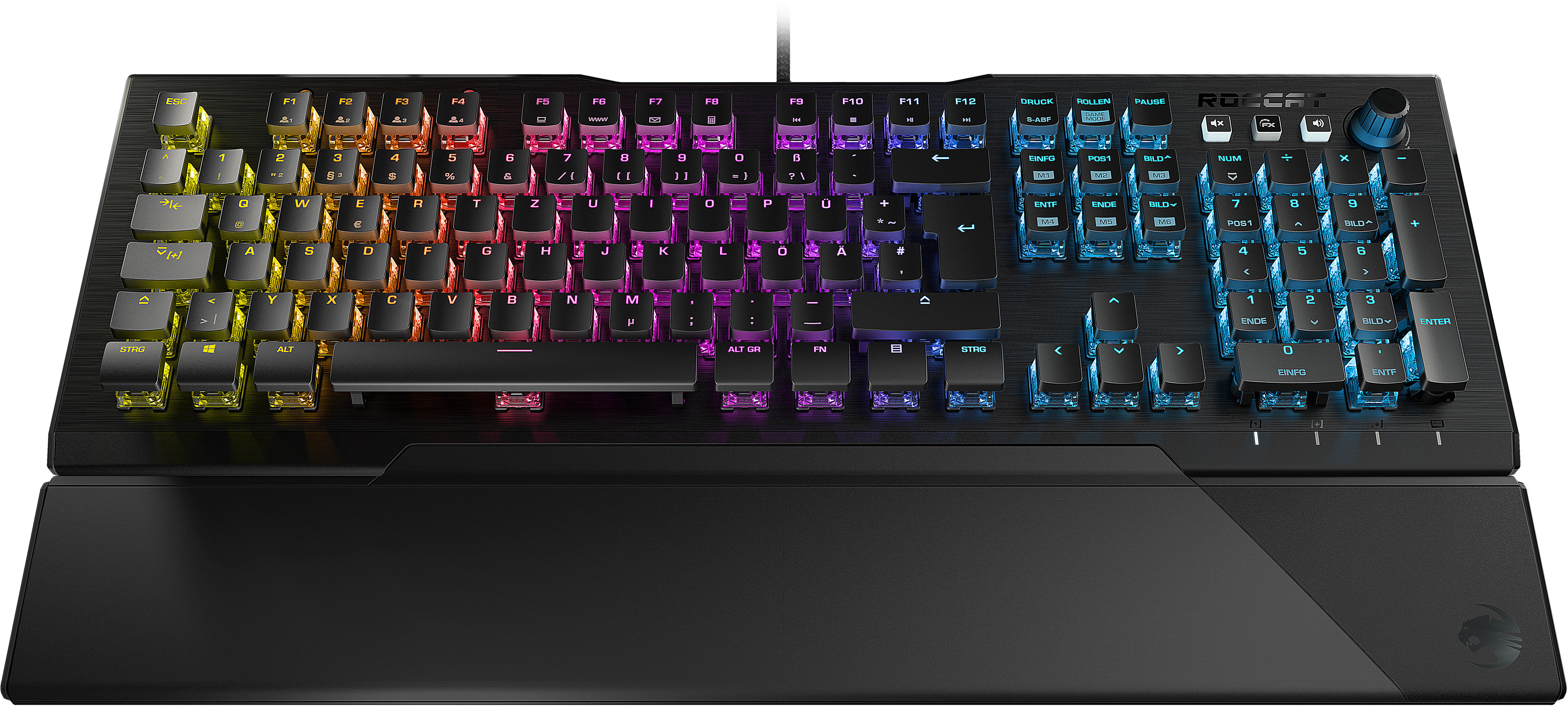 ROCCAT Vulcan 121 AIMO,brown Switch ROC-12-675-BN Gaming Keyboard, CH-Layout