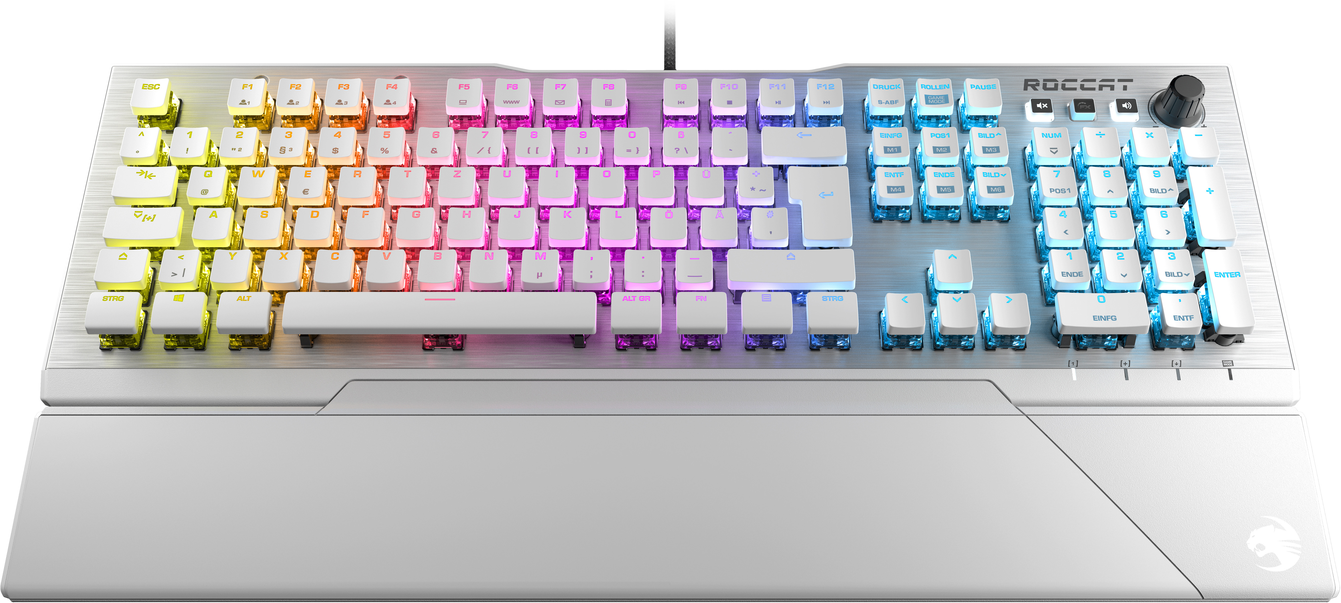 ROCCAT Vulcan 122 AIMO, brown Switch ROC-12-945-BN Gaming Keyboard, CH-Layout Gaming Keyboard, CH-La