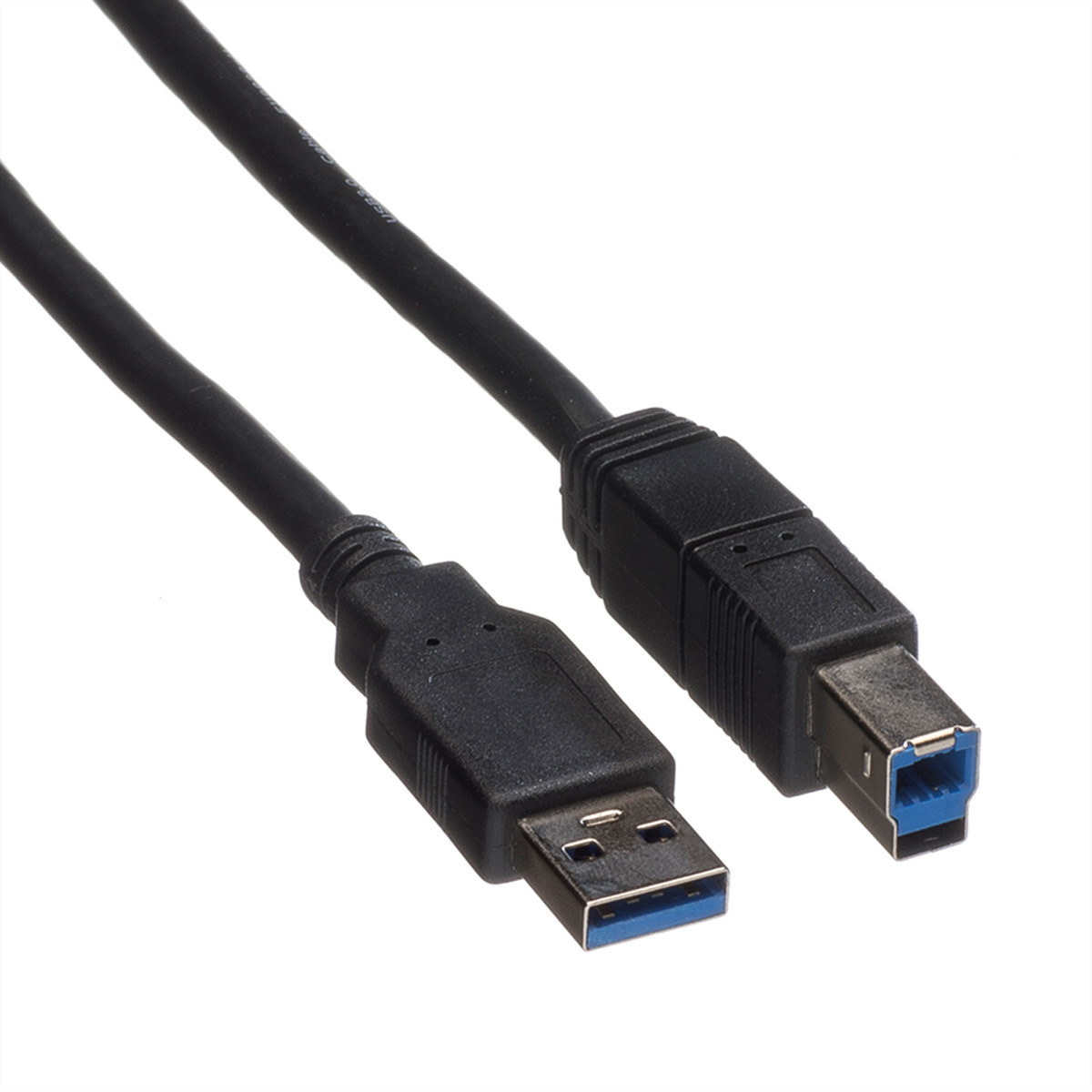 ROLINE USB-A-B, Datenkabel 11.02.8870 Black, ST/ST, 3.2 Gen1 1.8m