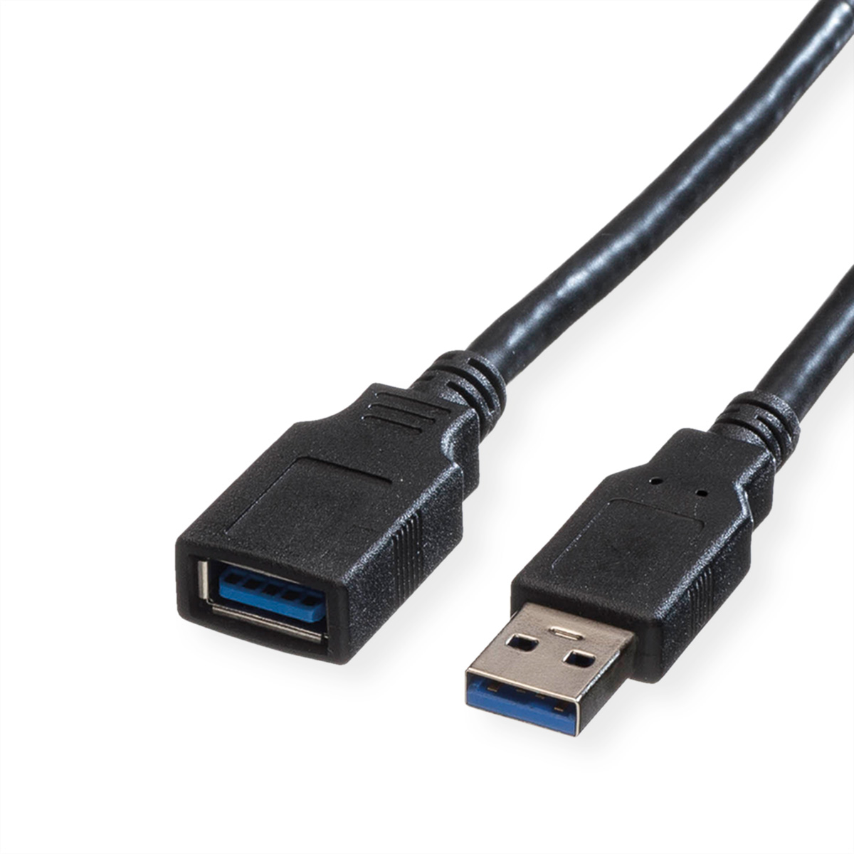 ROLINE USB-A-A, Verlängerungskabel 11.02.8978 Black, ST/BU, 3.2 Gen1 1.8m