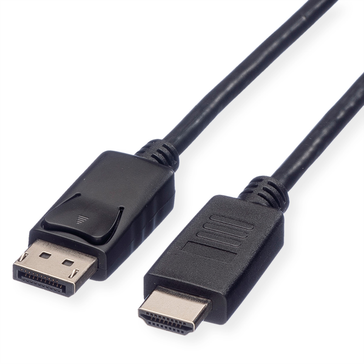ROLINE DisplayPort-HDMI Kabel 11.04.5780 Black, ST/ST, 1080p 1m