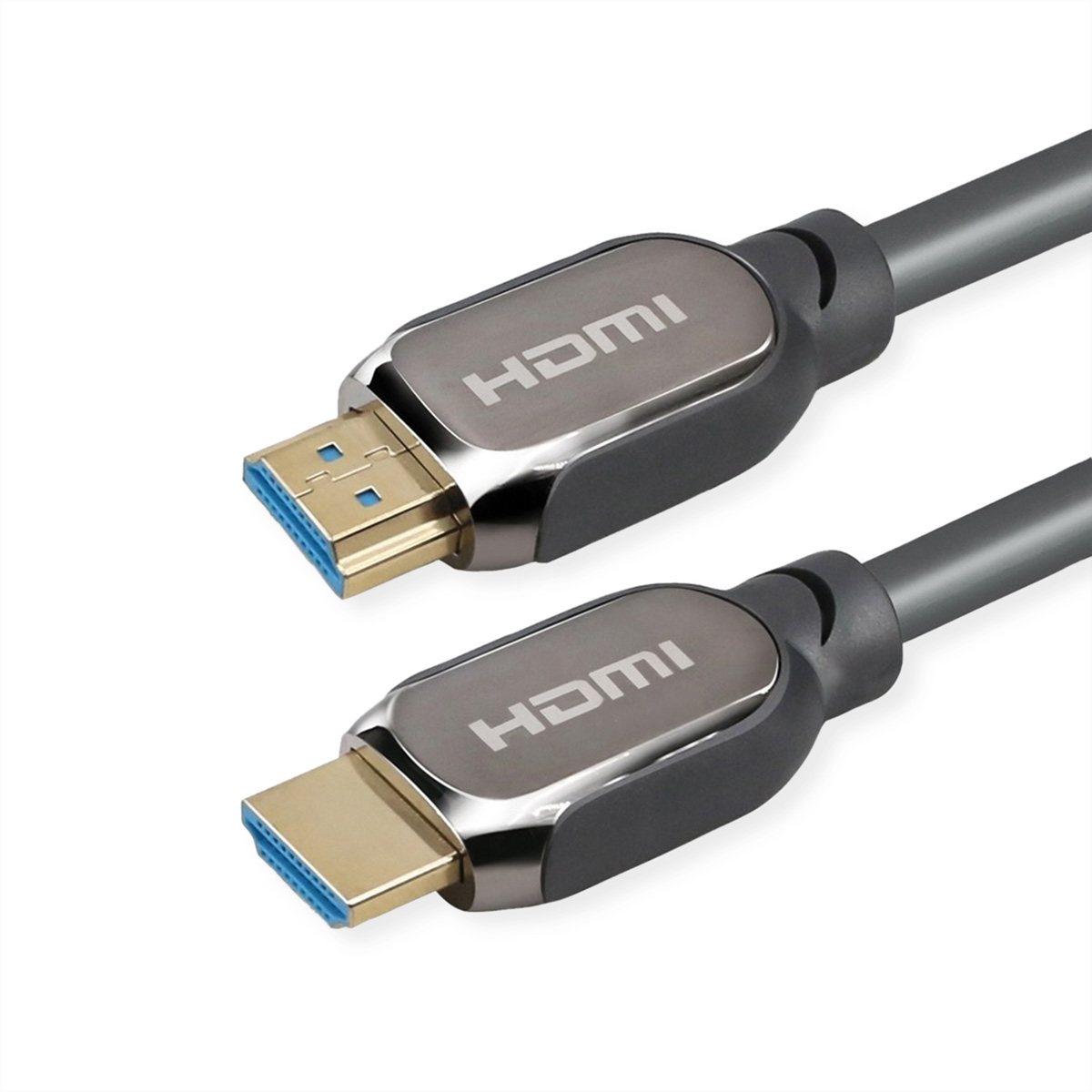 ROLINE HDMI UltraHD Kabel, Eth. 11.04.6010 Black, ST/ST, 4320p, HDR 1m