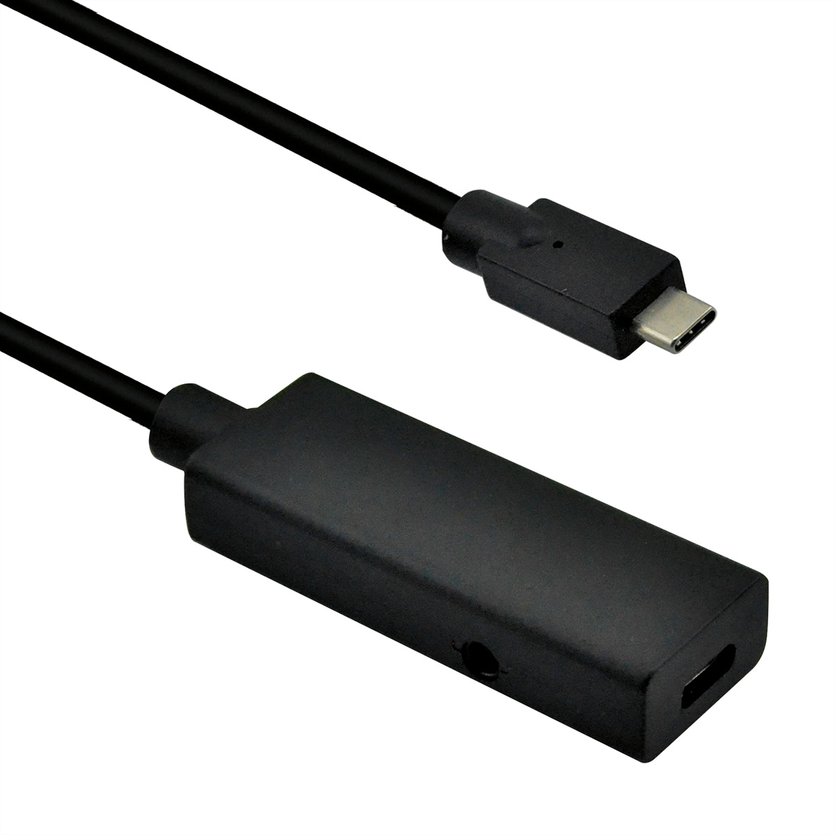 ROLINE USB-C-C, Datenkabel Repeater 12.04.1105 Black, ST/BU, 3.2 Gen2 5m