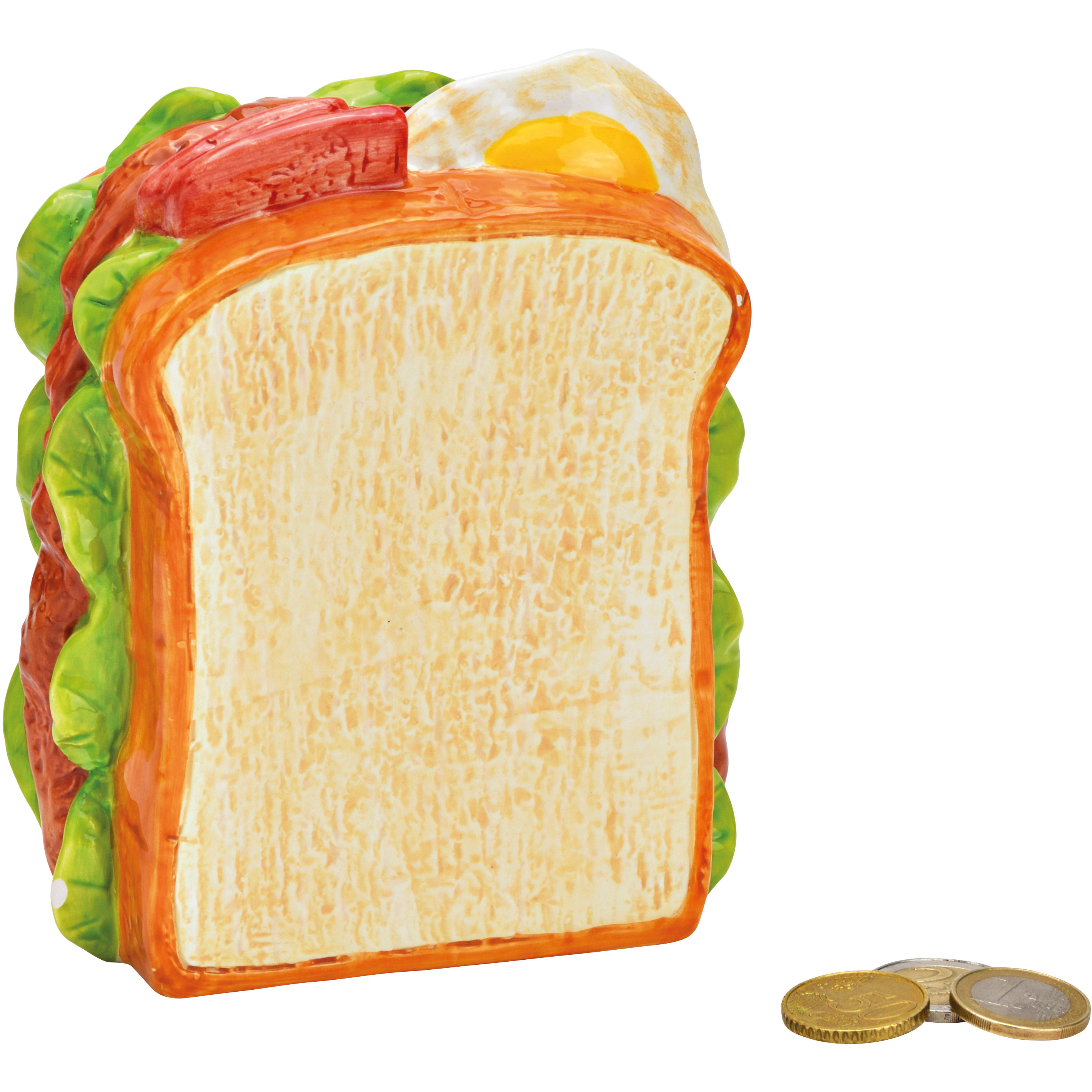 ROOST Tirelire sandwich 12x6x15cm 10037741 Céramique