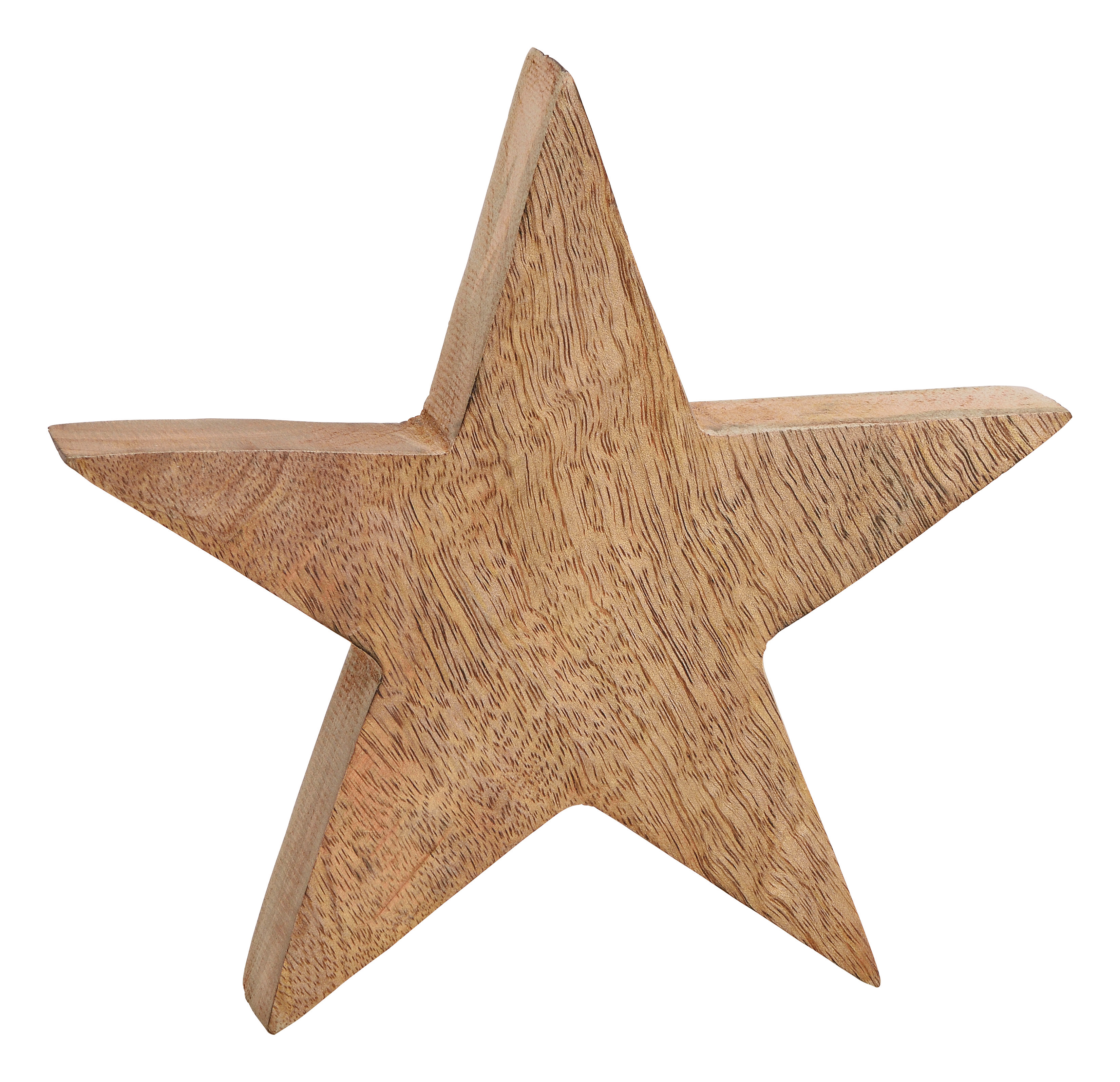 photo ROOST Étoile décorative Mango 20cm 10040816 brun