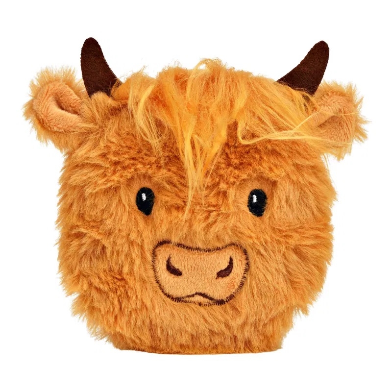 photo ROOST Chauffe-mains boeuf 12x11cm 10043039 avec peluche