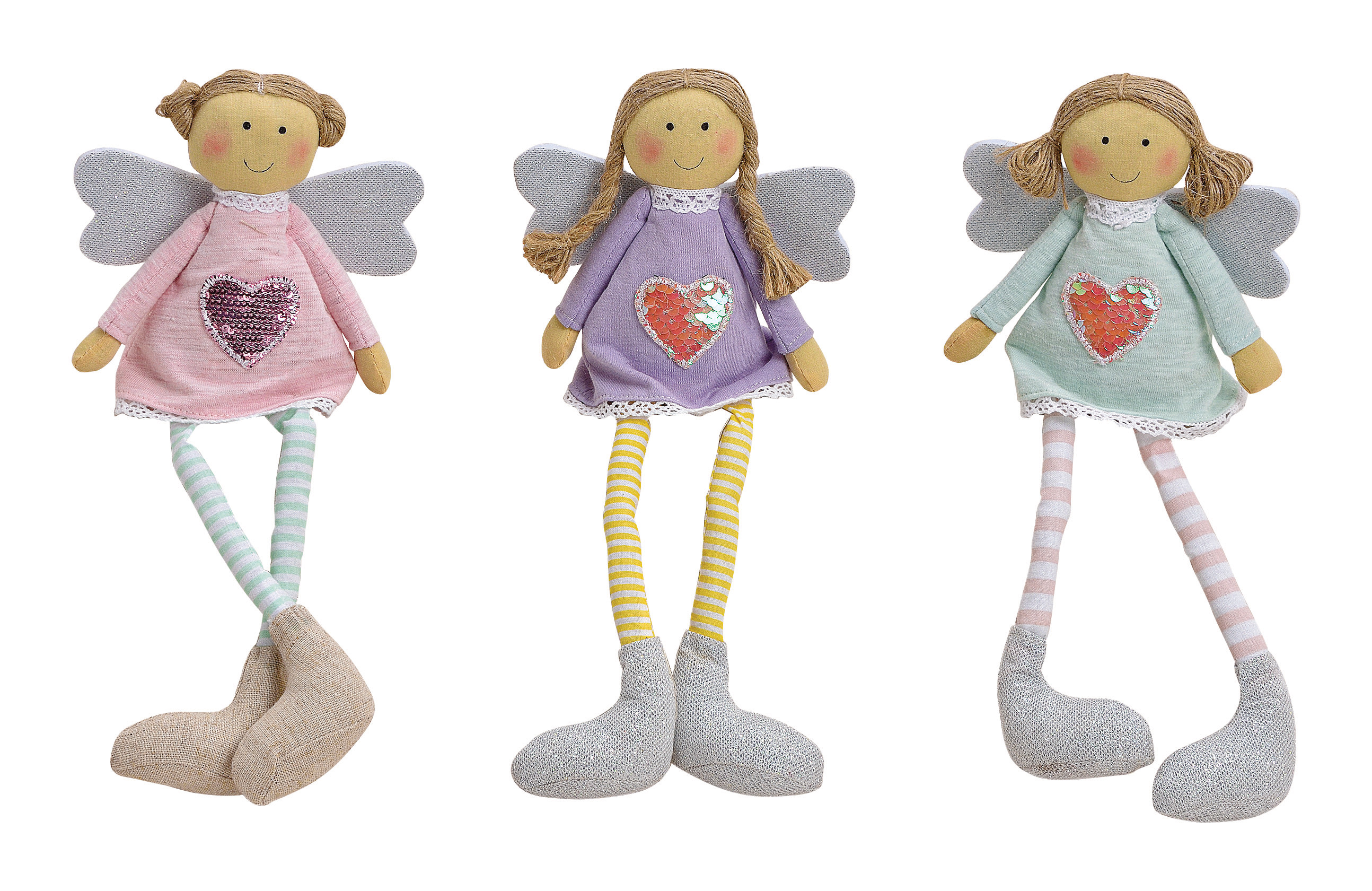 Engel 7x27x4cm 10055453 Kantenhocker, Textil 3 ass.