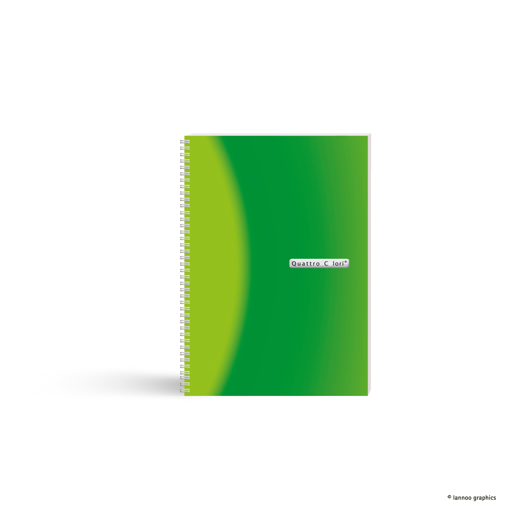 ROOST Carnet QC A5 130570 vert, 96 pages vert, 96 pages