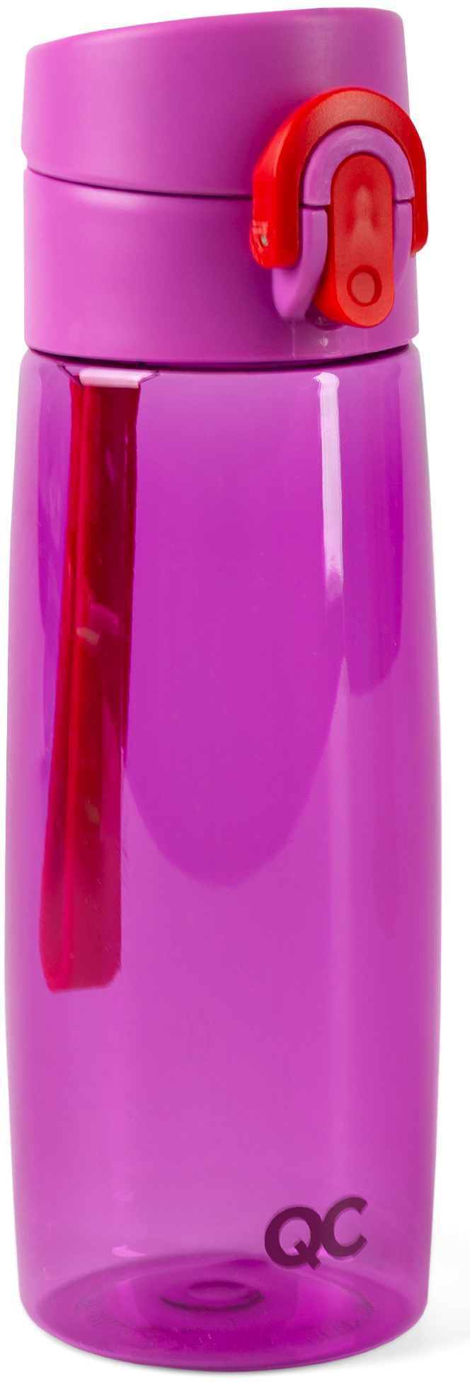 ROOST Water bottle 0,65L 7x7x23mm 497666 elegant violet/vivid red elegant violet/vivid red