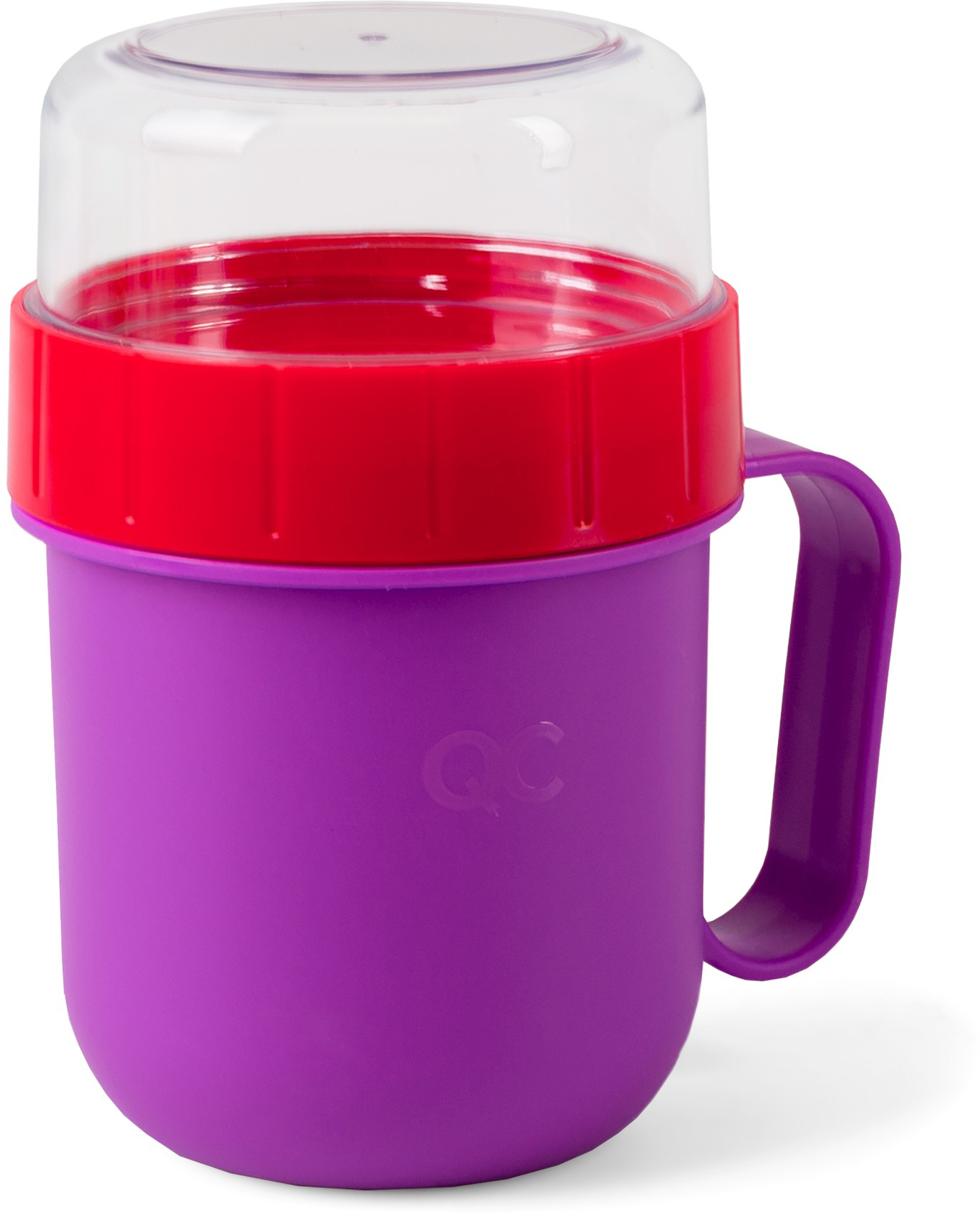 ROOST Lunch mug 13x10x15mm 497734 elegant violet/vivid red elegant violet/vivid red
