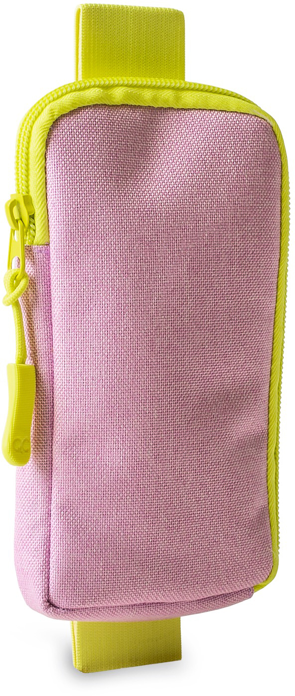 ROOST Notebook pouch 16x8x2mm 497789 bubble gum pink/lime