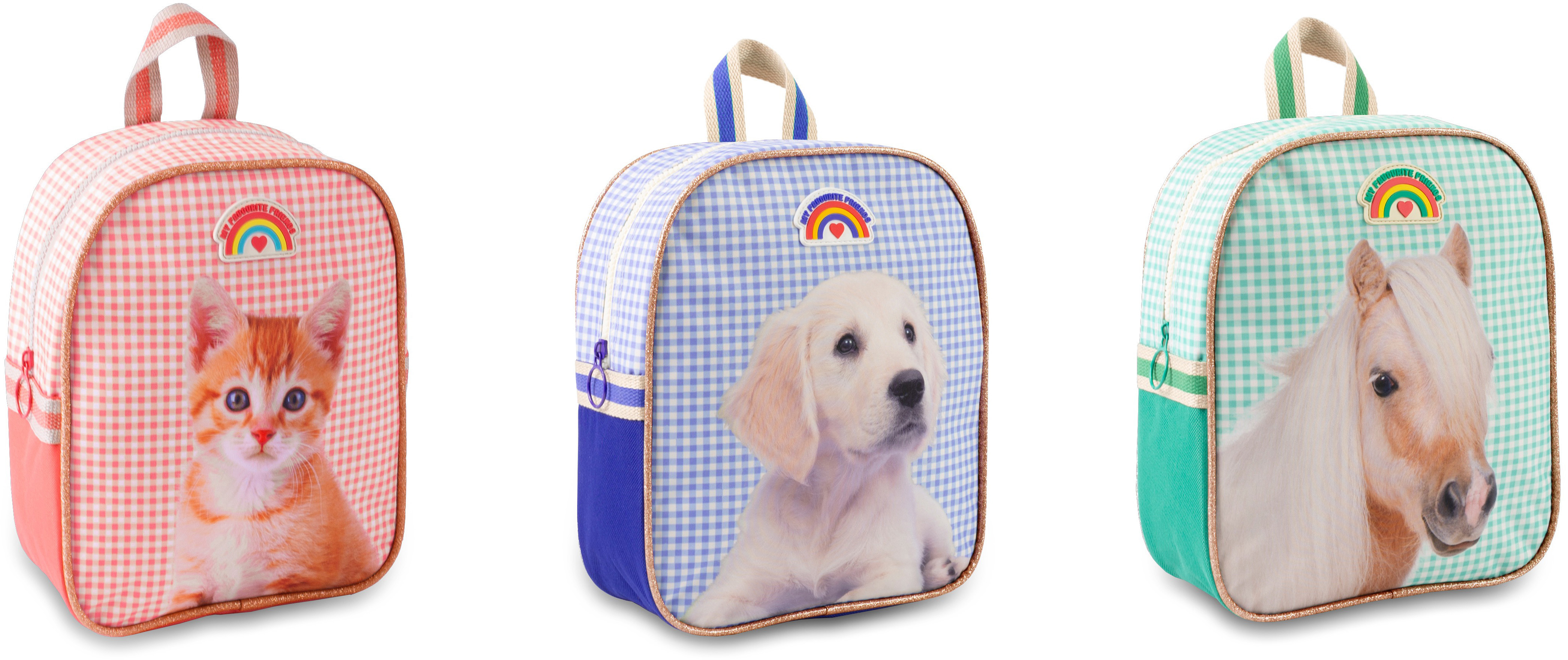 Rucksack My Favourite Friends 501004_C cat+dog+horse 3ass. 22x9x26cm