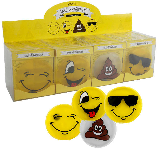 ROOST Chauffe-mains 512609 Smiley, ass. 9cm