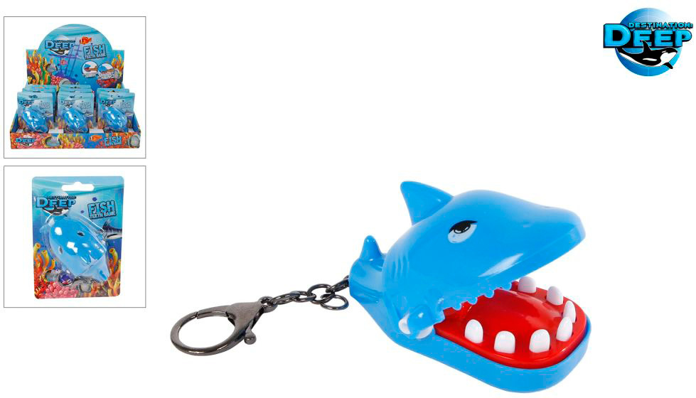 ROOST Porte-clé 570391 requin mordeur 8cm